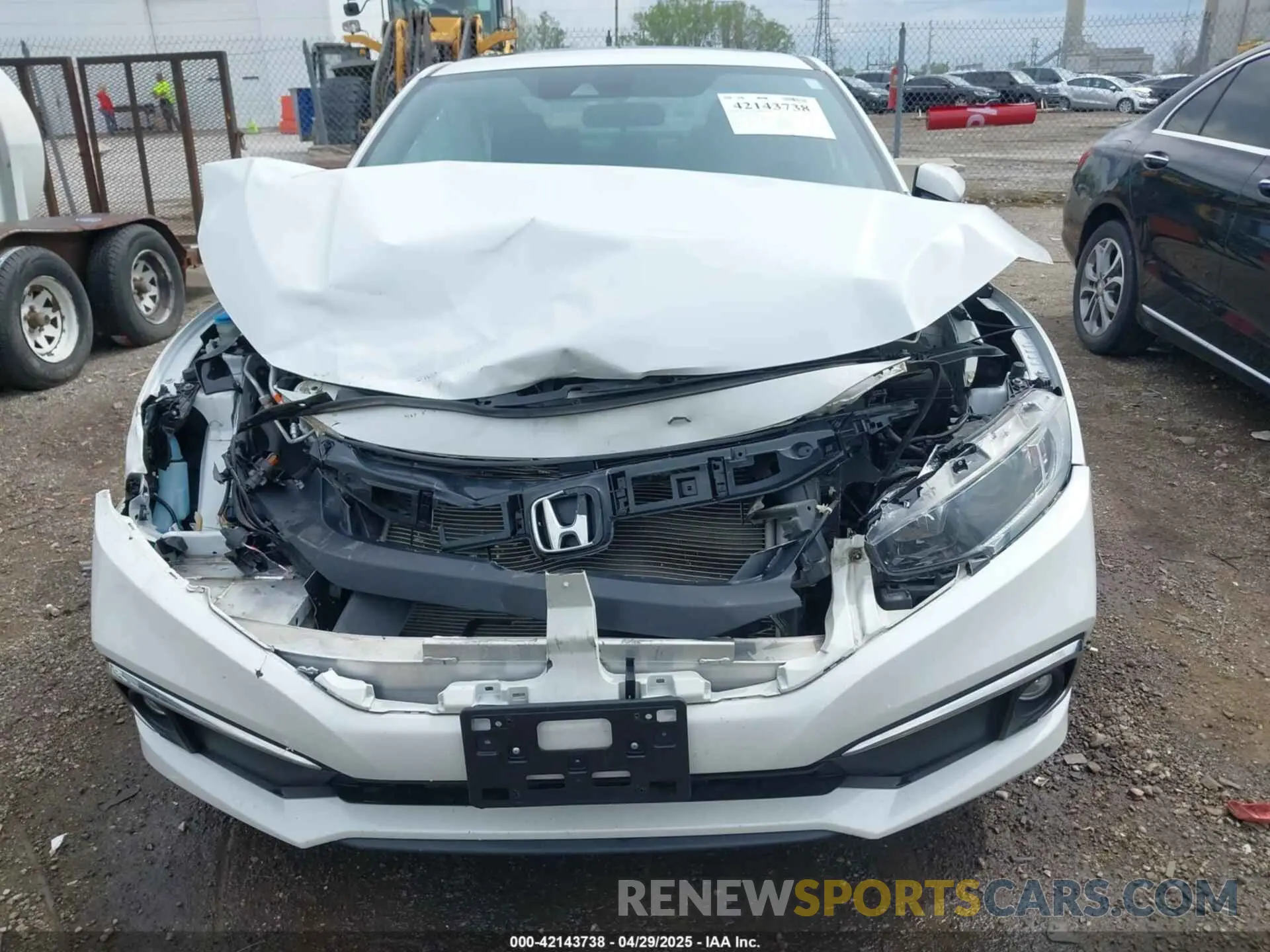 12 Photograph of a damaged car 2HGFC3B37LH351631 HONDA CIVIC 2020
