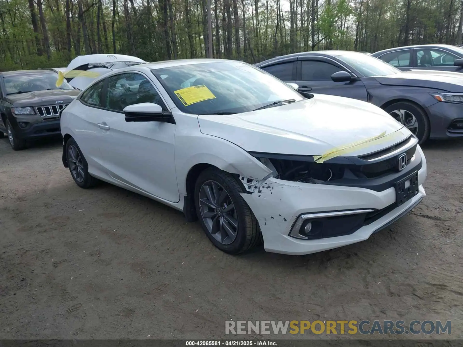 1 Photograph of a damaged car 2HGFC3B38LH350018 HONDA CIVIC 2020