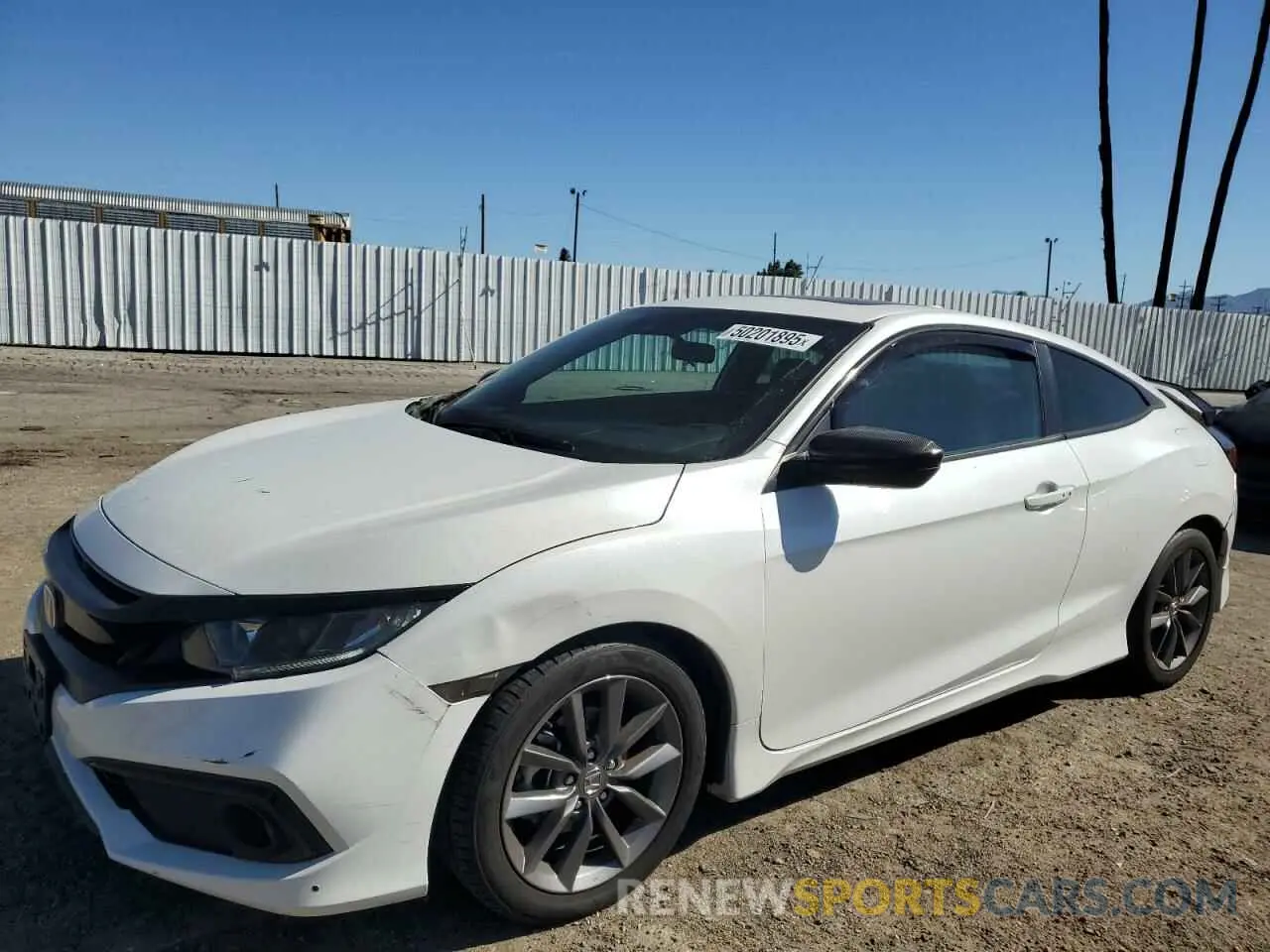 1 Photograph of a damaged car 2HGFC3B3XLH352529 HONDA CIVIC 2020