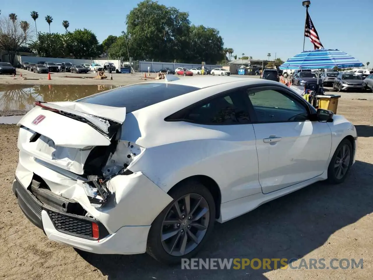 3 Photograph of a damaged car 2HGFC3B3XLH352529 HONDA CIVIC 2020