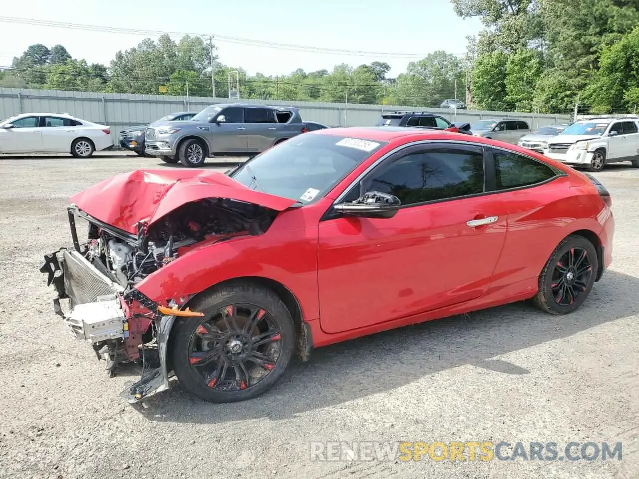 1 Photograph of a damaged car 2HGFC3B91LH351144 HONDA CIVIC 2020