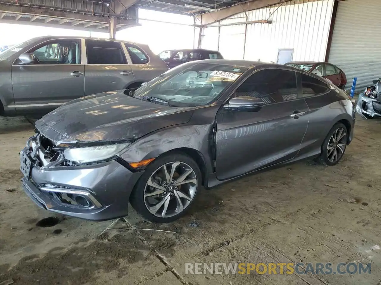 1 Photograph of a damaged car 2HGFC3B92LH351380 HONDA CIVIC 2020