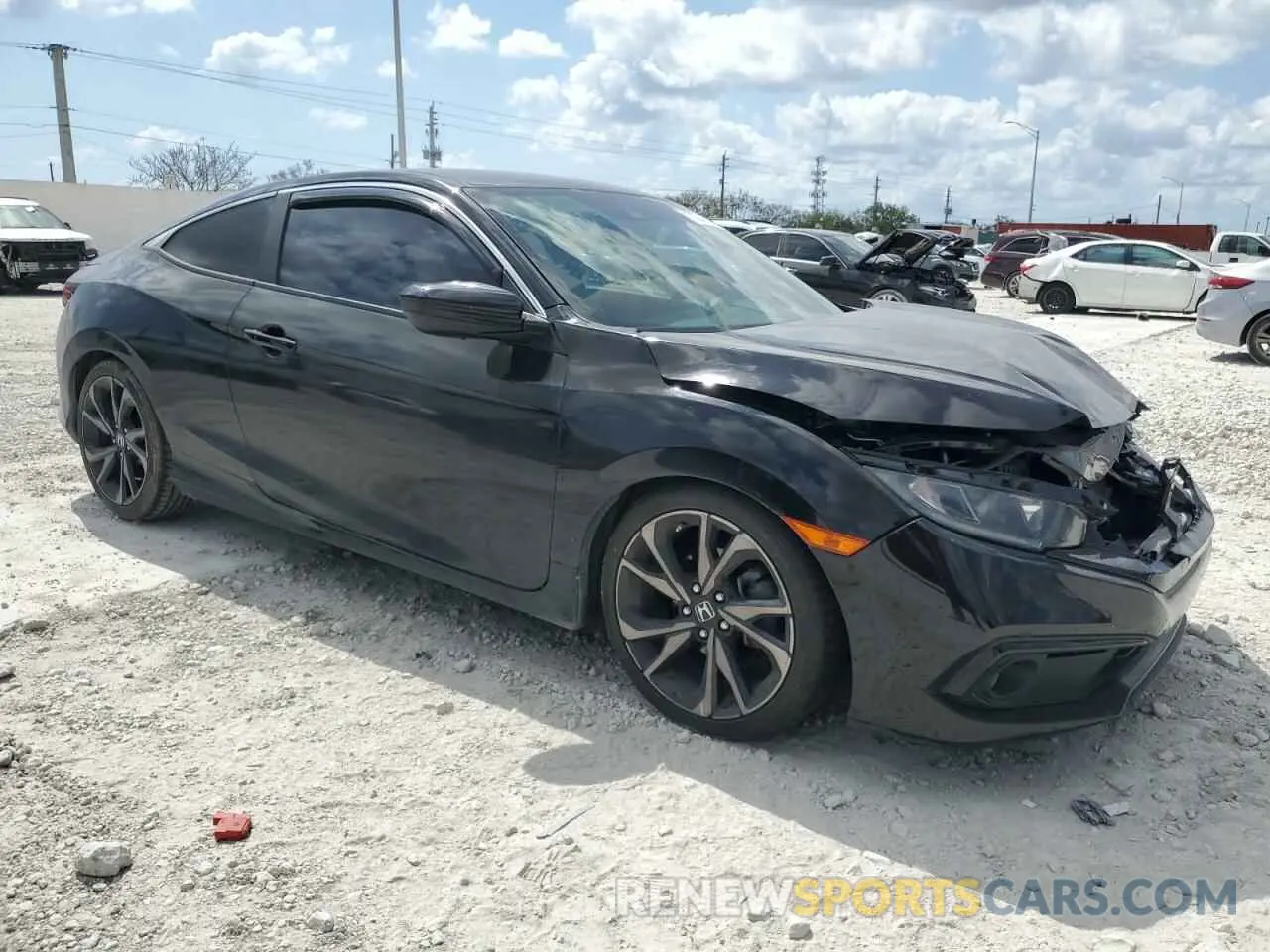 4 Photograph of a damaged car 2HGFC4A82LH303747 HONDA CIVIC 2020