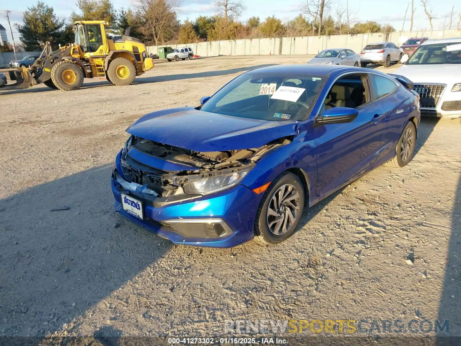 2 Photograph of a damaged car 2HGFC4B62LH302899 HONDA CIVIC 2020