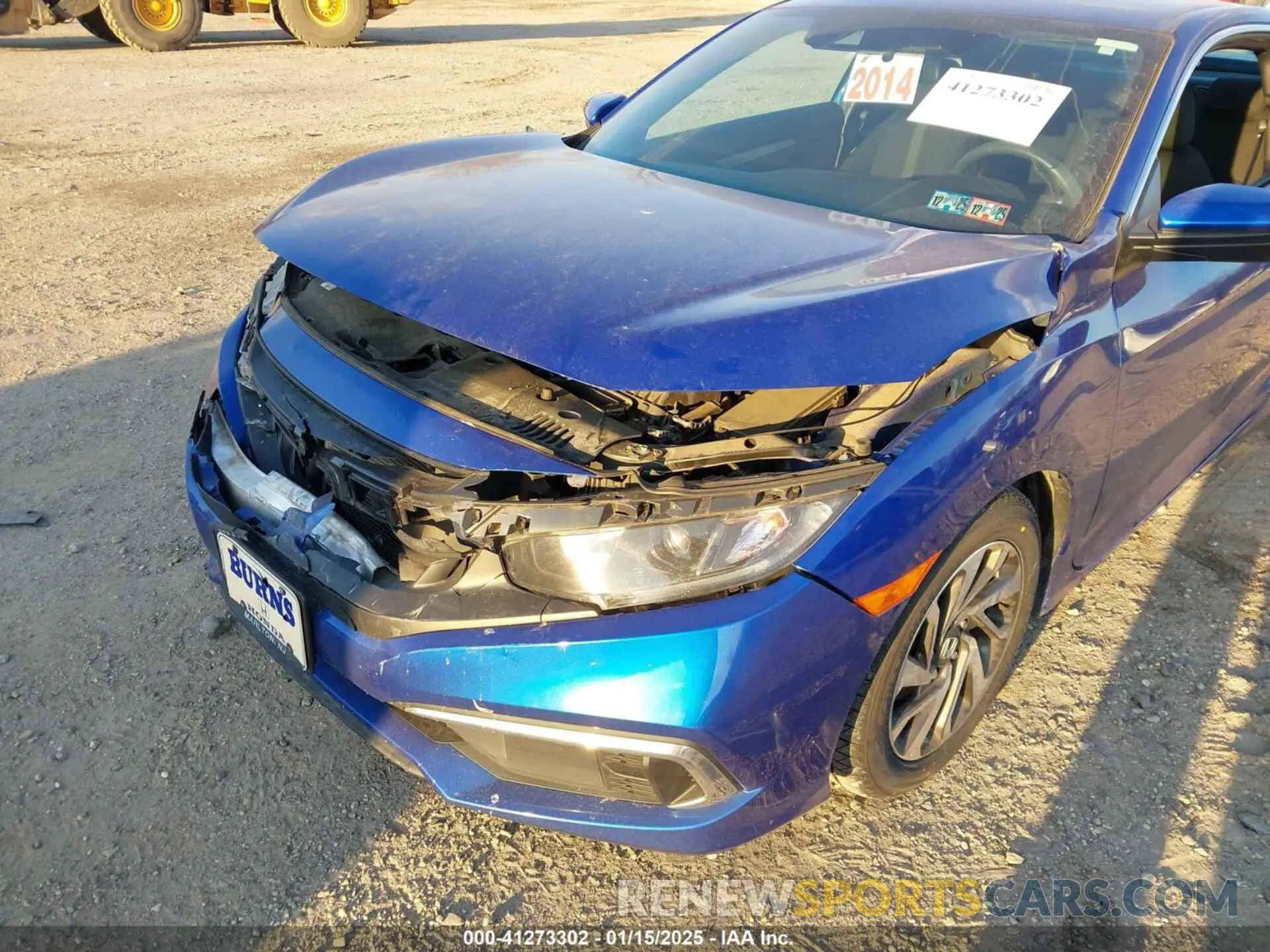21 Photograph of a damaged car 2HGFC4B62LH302899 HONDA CIVIC 2020
