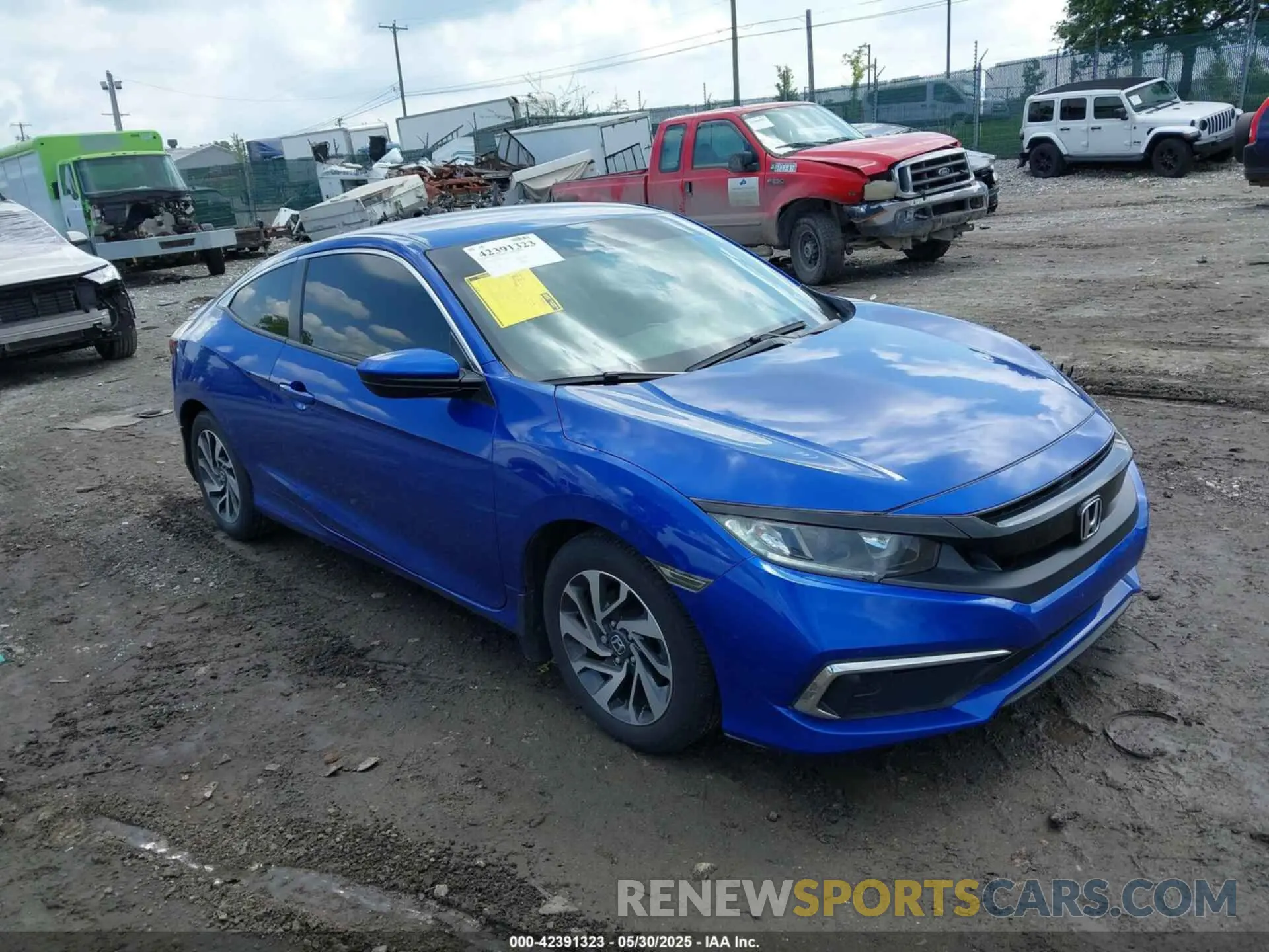 1 Photograph of a damaged car 2HGFC4B65LH302265 HONDA CIVIC 2020