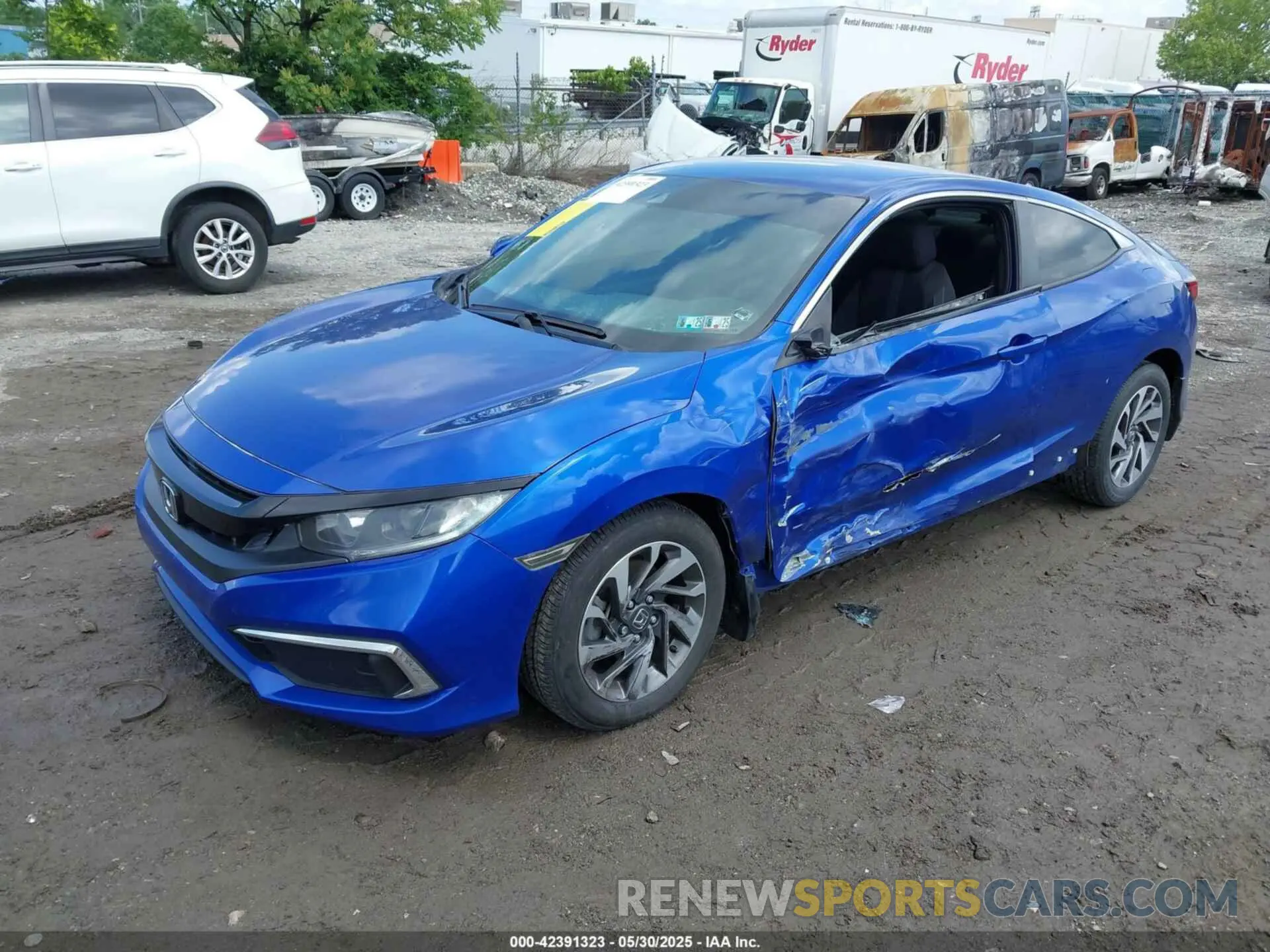2 Photograph of a damaged car 2HGFC4B65LH302265 HONDA CIVIC 2020
