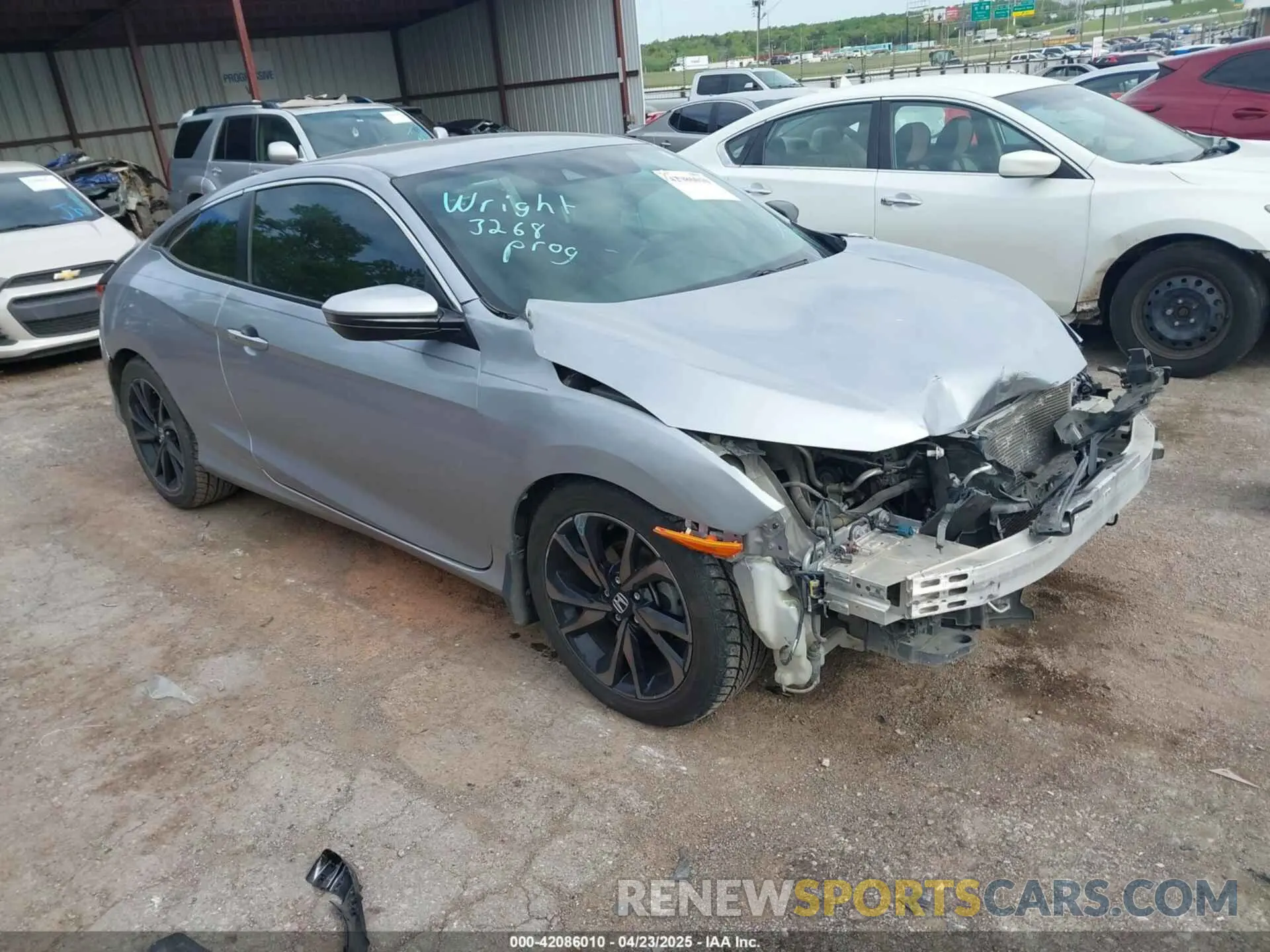 1 Photograph of a damaged car 2HGFC4B83LH300645 HONDA CIVIC 2020