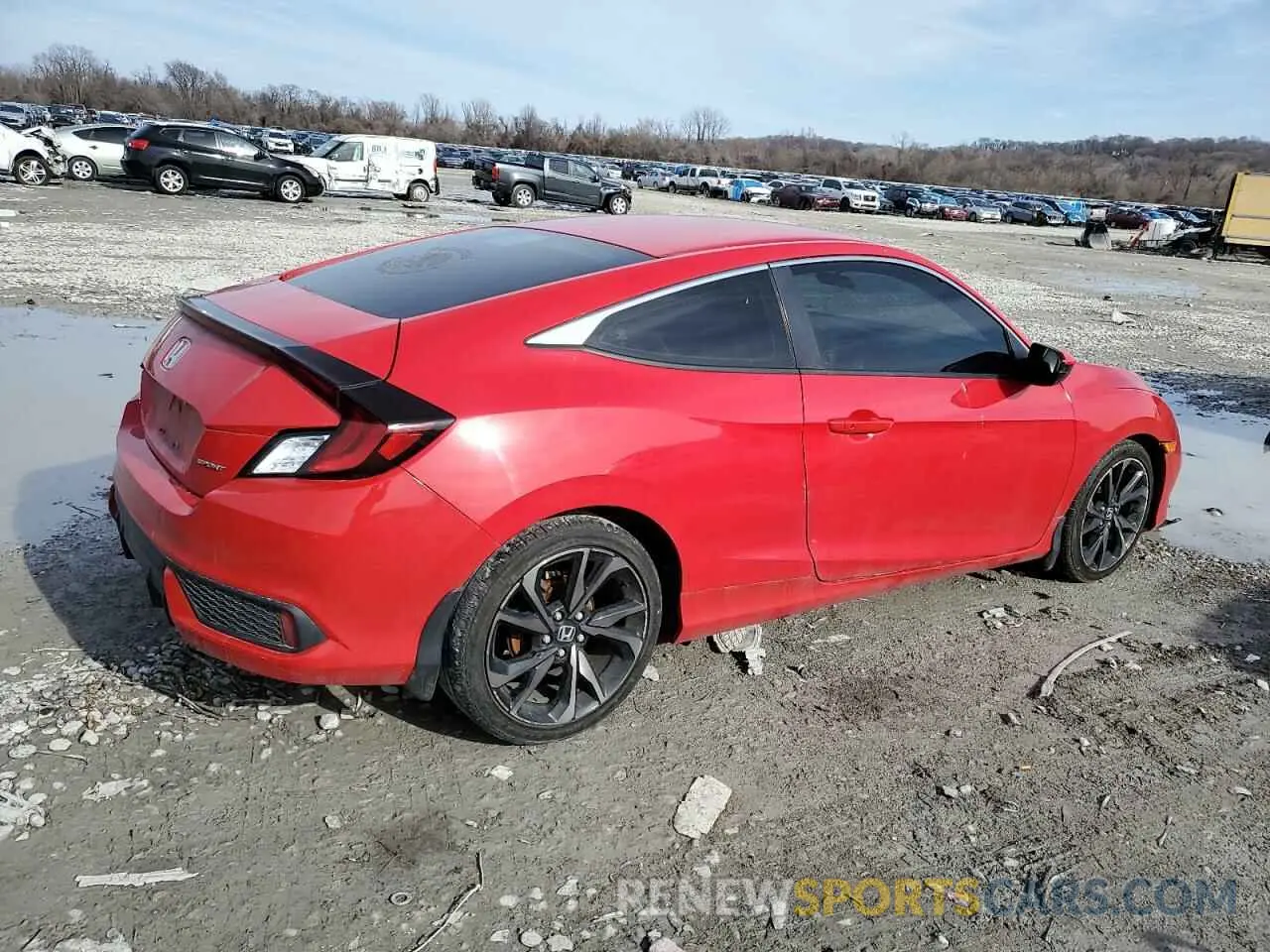 3 Photograph of a damaged car 2HGFC4B85LH303448 HONDA CIVIC 2020