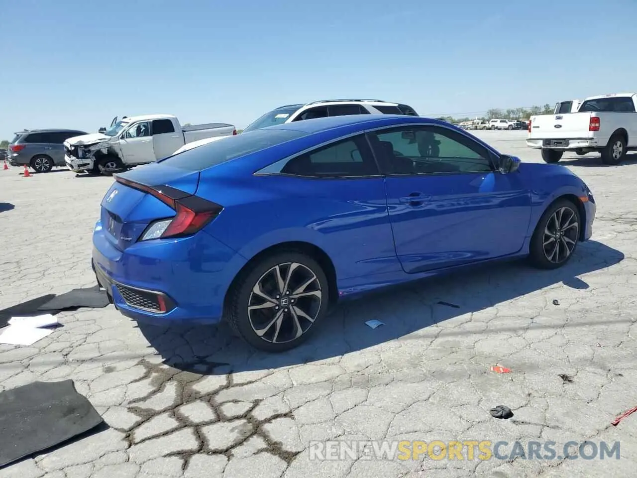 3 Photograph of a damaged car 2HGFC4B88LH302732 HONDA CIVIC 2020