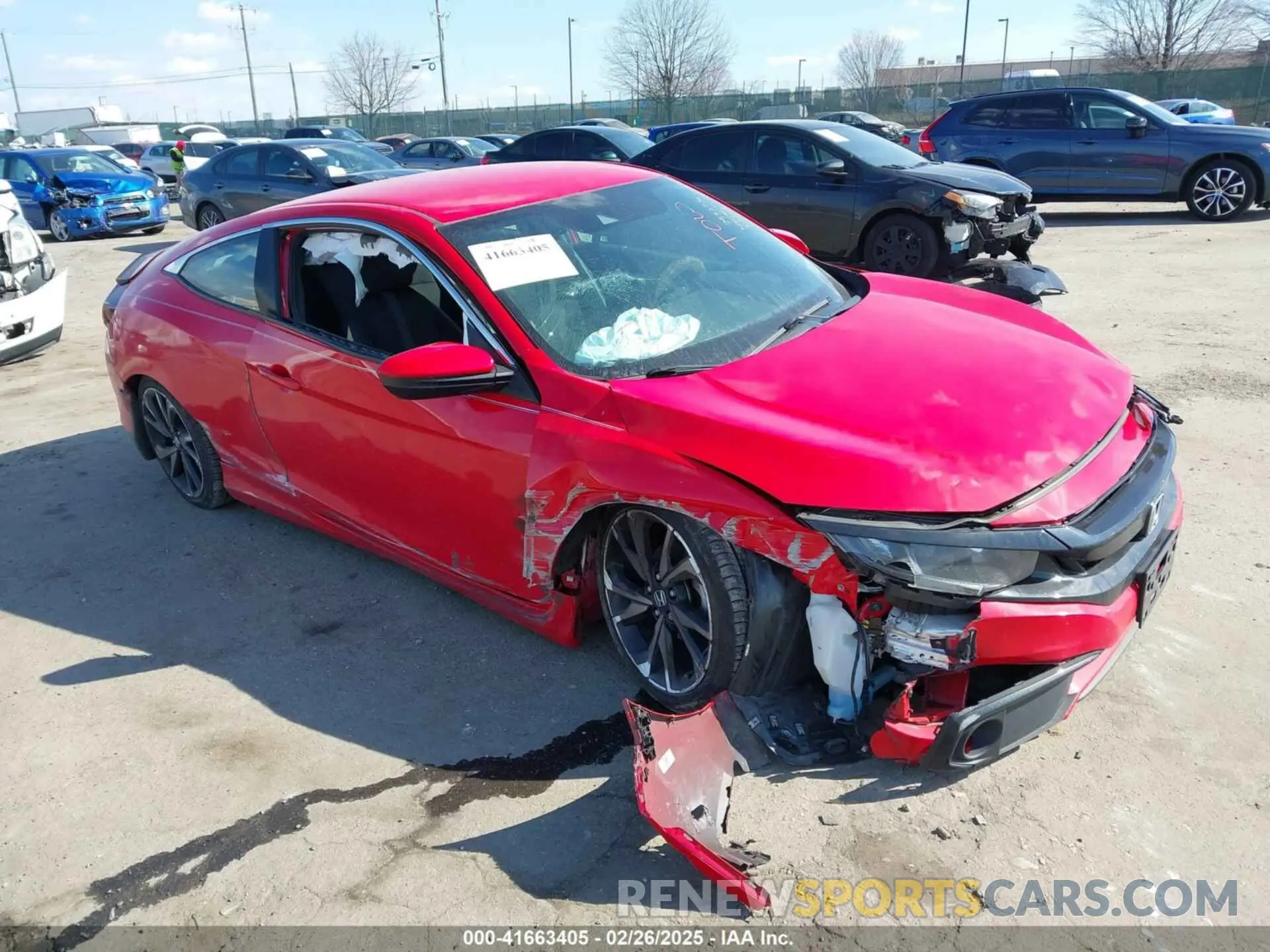 1 Photograph of a damaged car 2HGFC4B89LH304327 HONDA CIVIC 2020