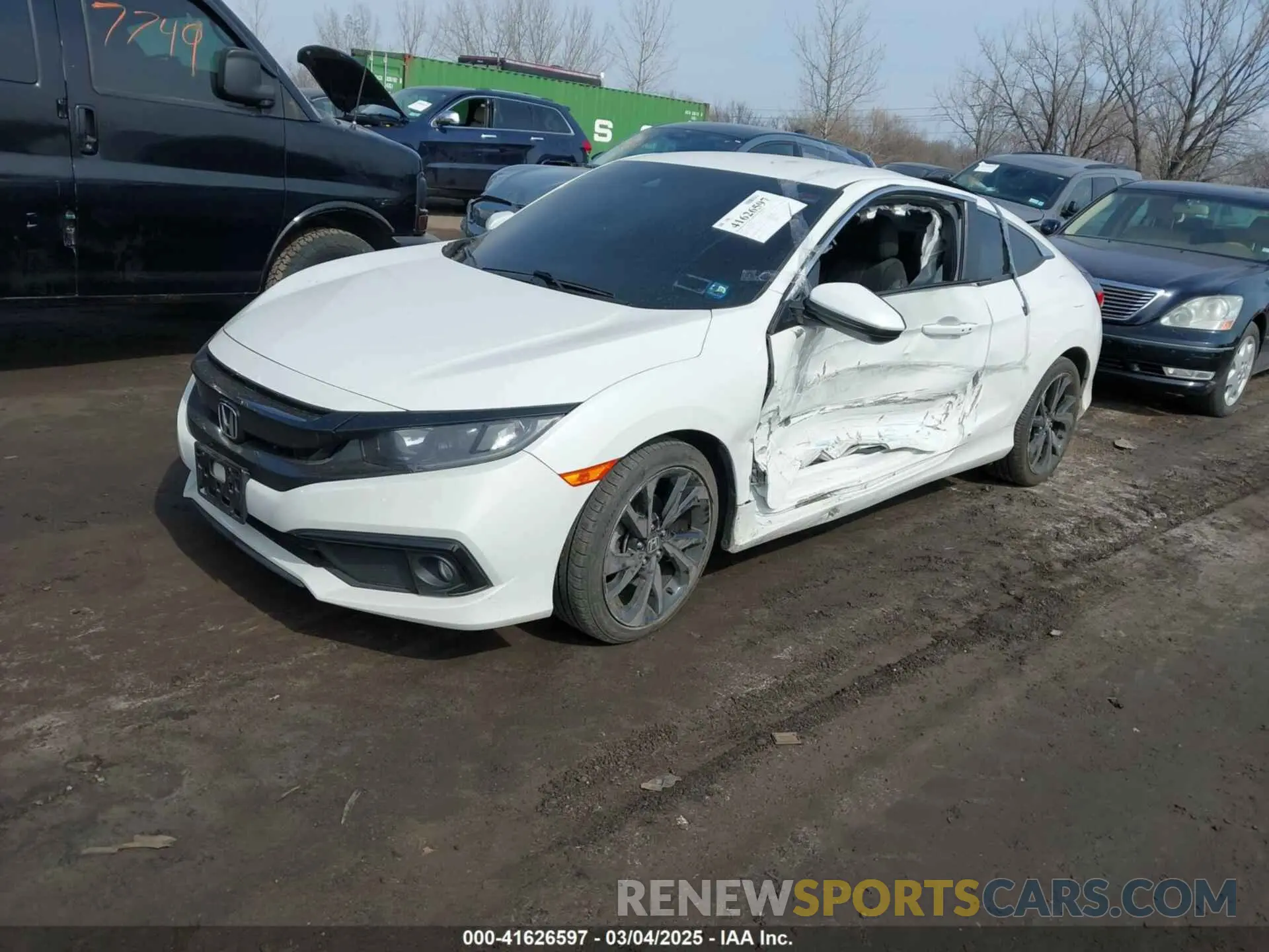 2 Photograph of a damaged car 2HGFC4B8XLH300223 HONDA CIVIC 2020