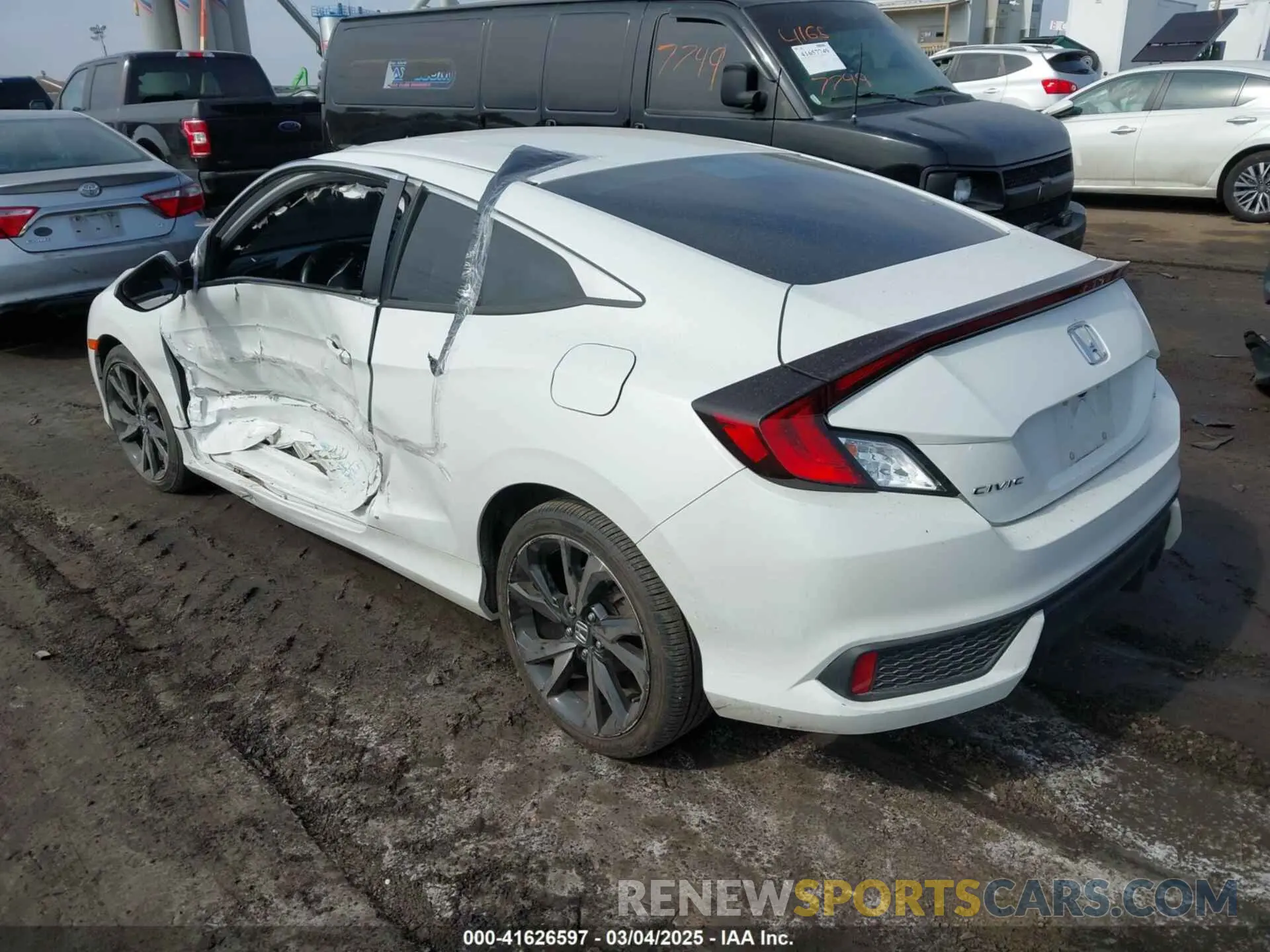 3 Photograph of a damaged car 2HGFC4B8XLH300223 HONDA CIVIC 2020