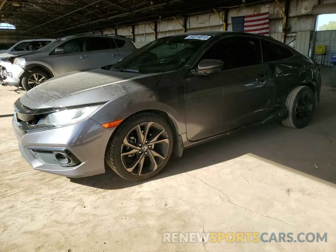 1 Photograph of a damaged car 2HGFC4B8XLH300710 HONDA CIVIC 2020