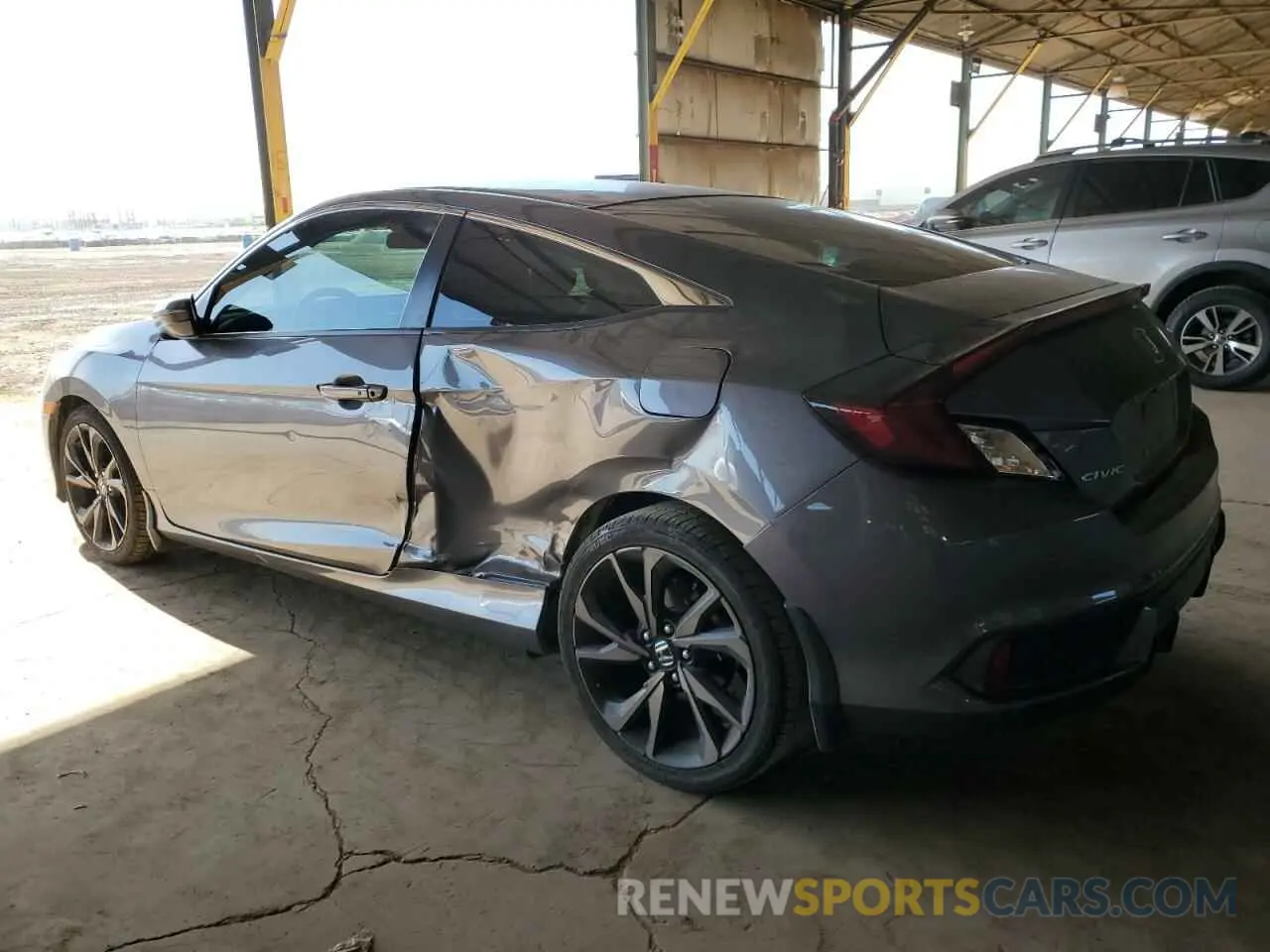 2 Photograph of a damaged car 2HGFC4B8XLH300710 HONDA CIVIC 2020