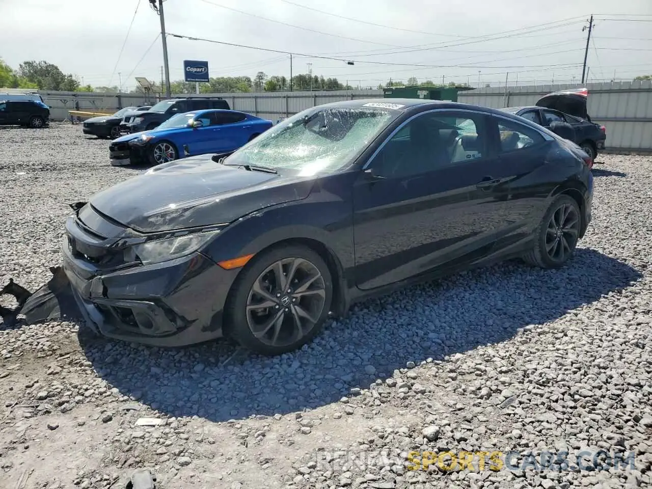 1 Photograph of a damaged car 2HGFC4B8XLH305275 HONDA CIVIC 2020