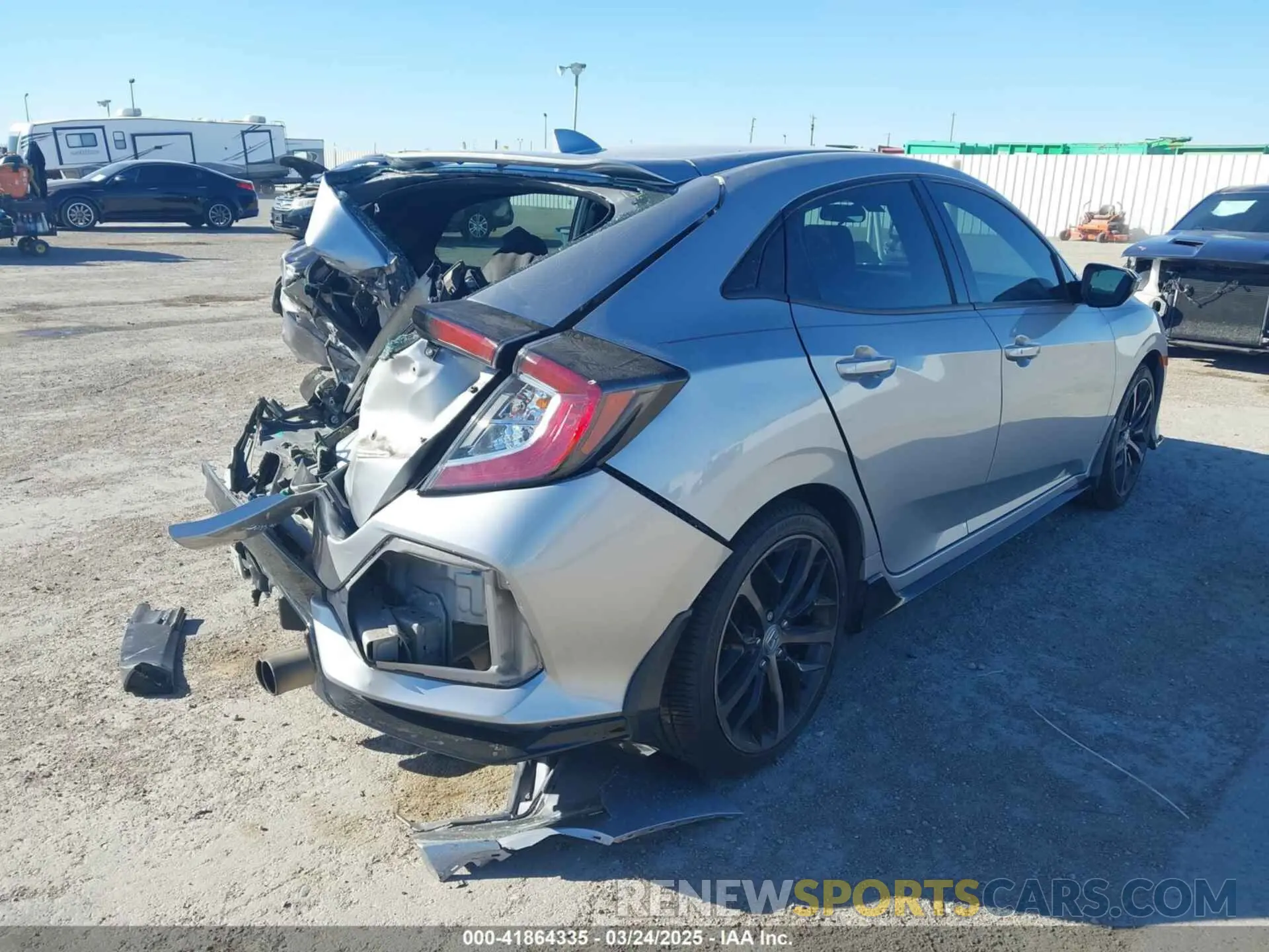 4 Photograph of a damaged car SHHFK7G44LU207775 HONDA CIVIC 2020