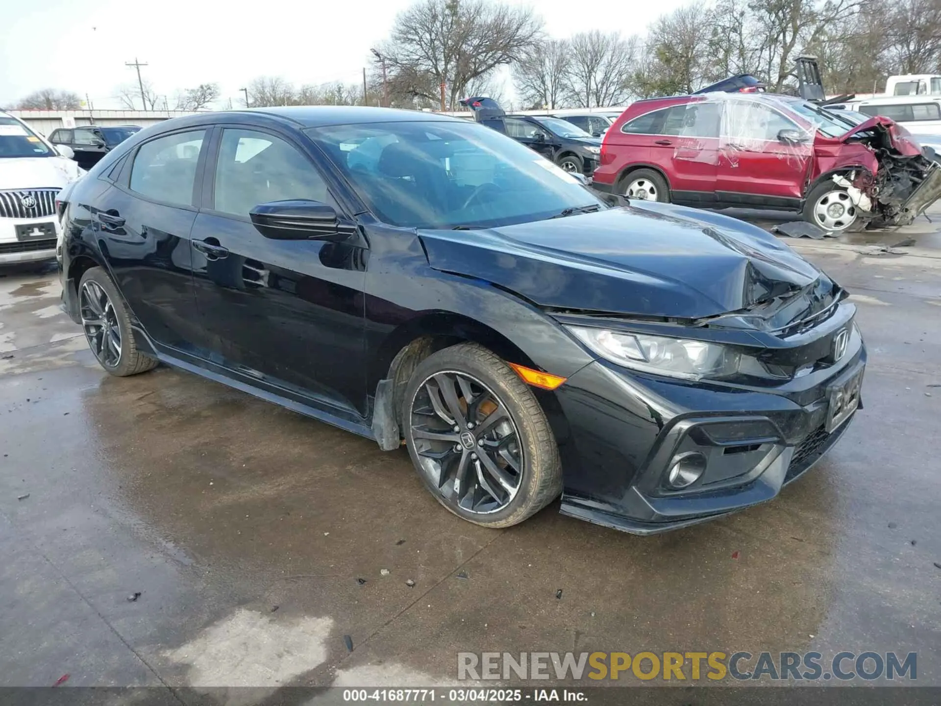 1 Photograph of a damaged car SHHFK7G46LU218440 HONDA CIVIC 2020