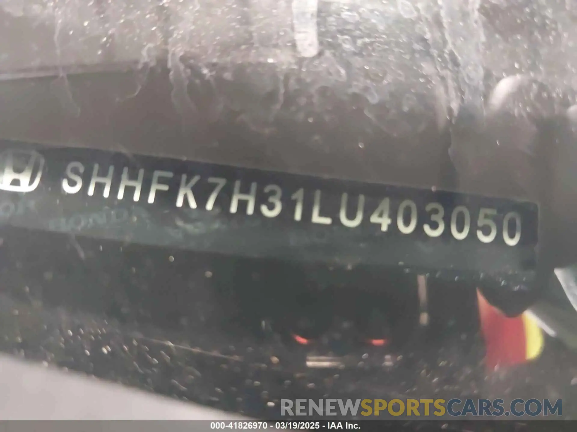 18 Photograph of a damaged car SHHFK7H31LU403050 HONDA CIVIC 2020