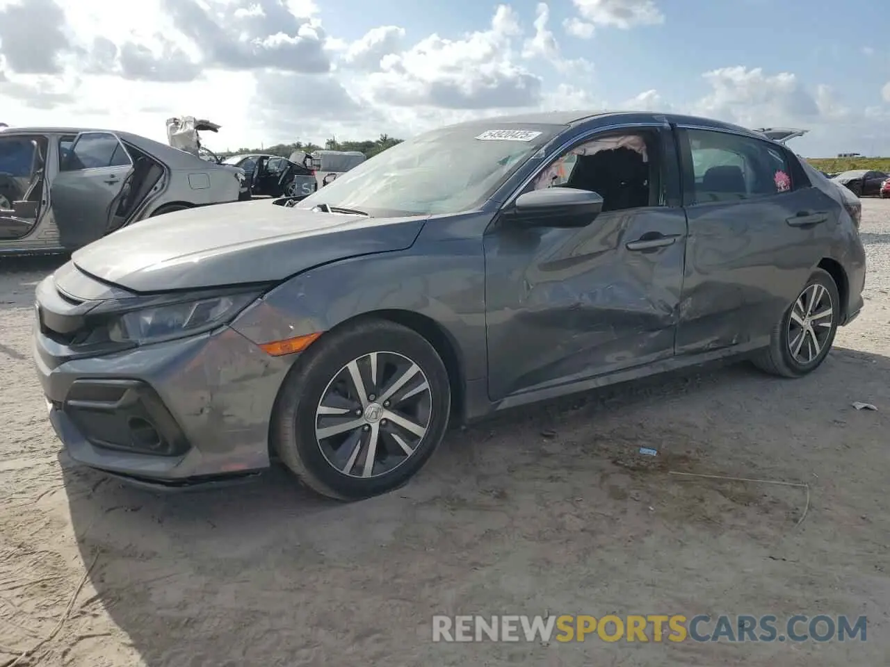 1 Photograph of a damaged car SHHFK7H38LU219594 HONDA CIVIC 2020