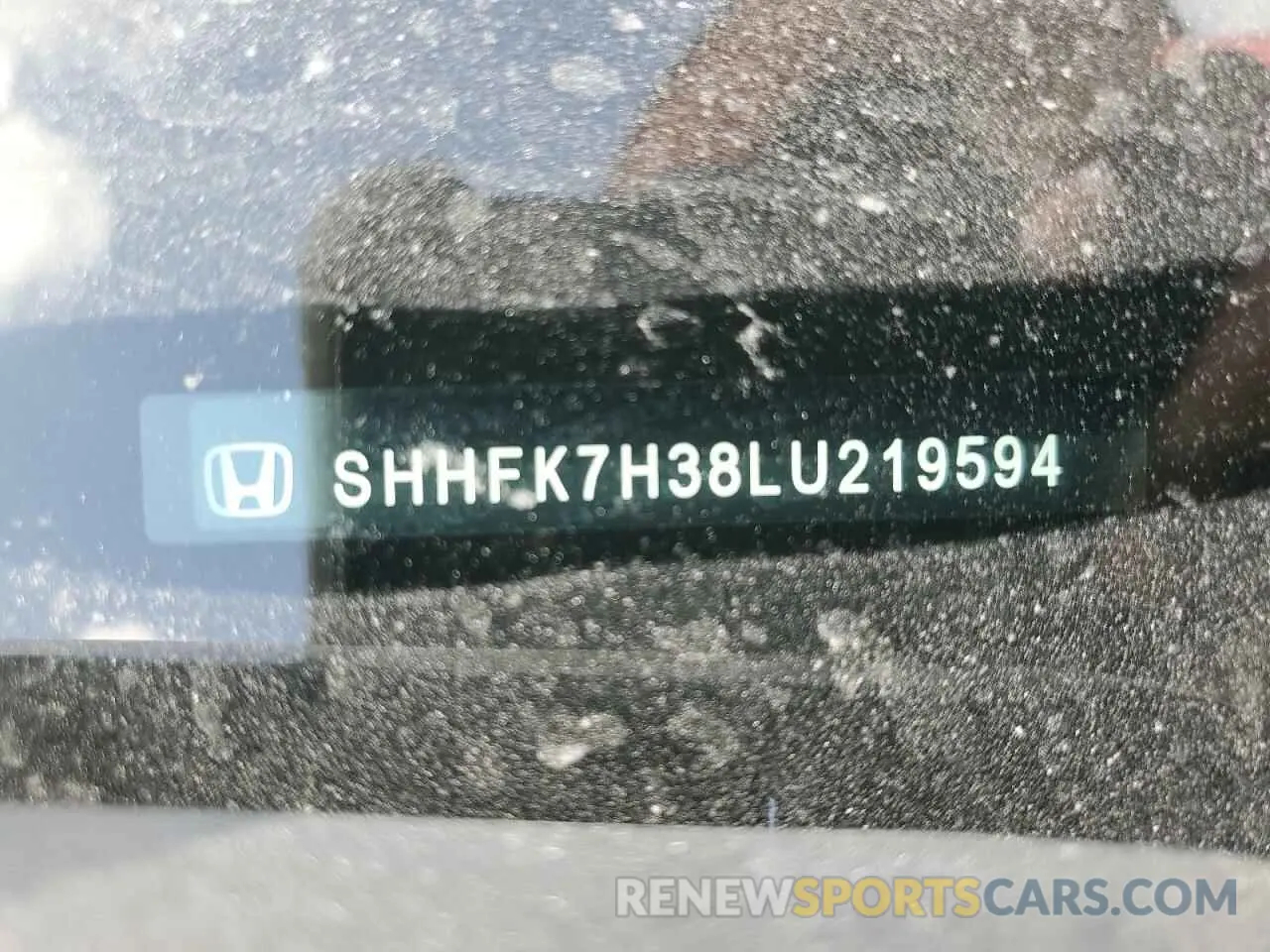 12 Photograph of a damaged car SHHFK7H38LU219594 HONDA CIVIC 2020