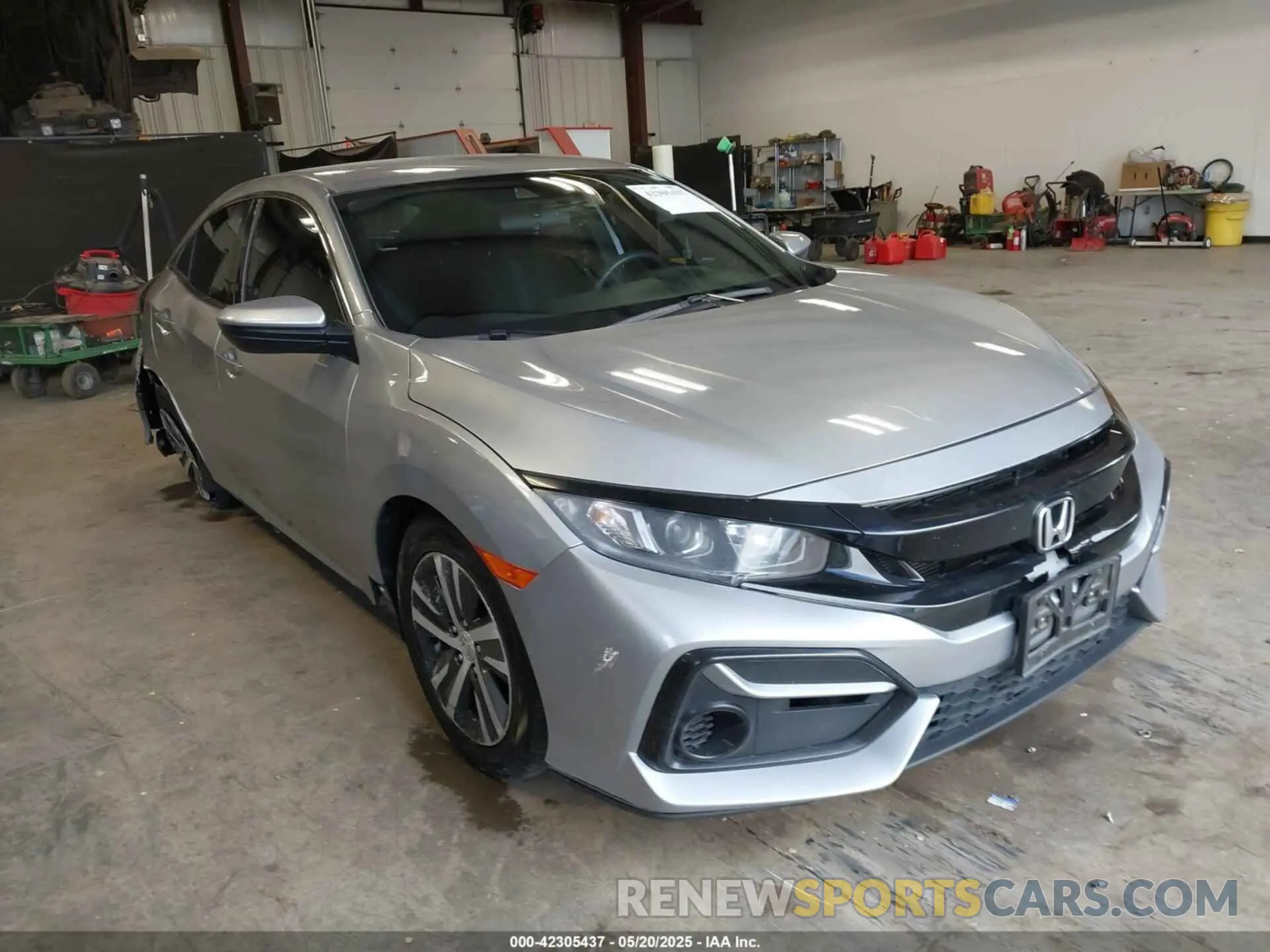 1 Photograph of a damaged car SHHFK7H38LU412120 HONDA CIVIC 2020