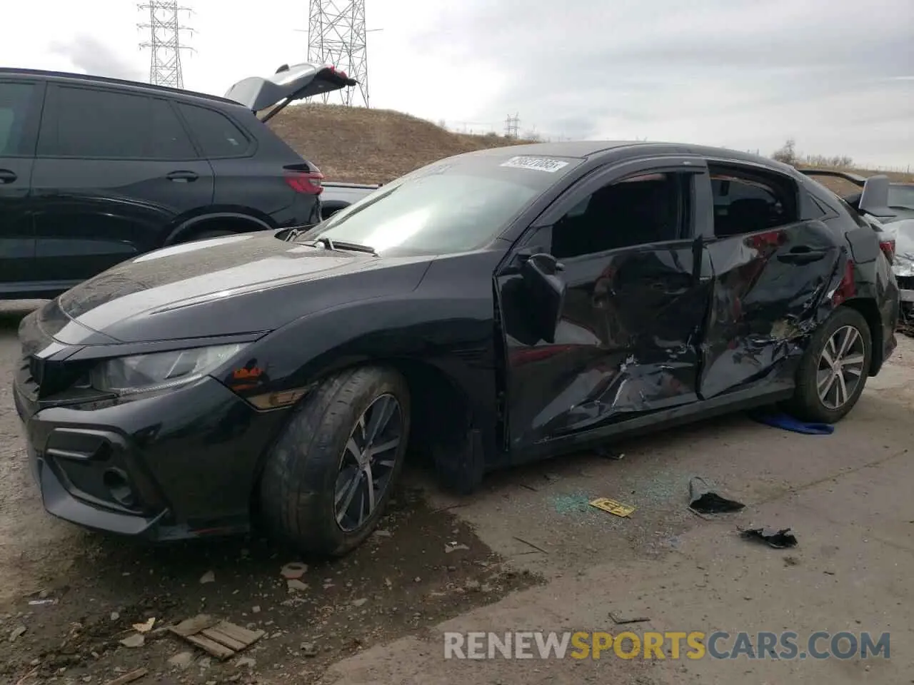 1 Photograph of a damaged car SHHFK7H3XLU207785 HONDA CIVIC 2020