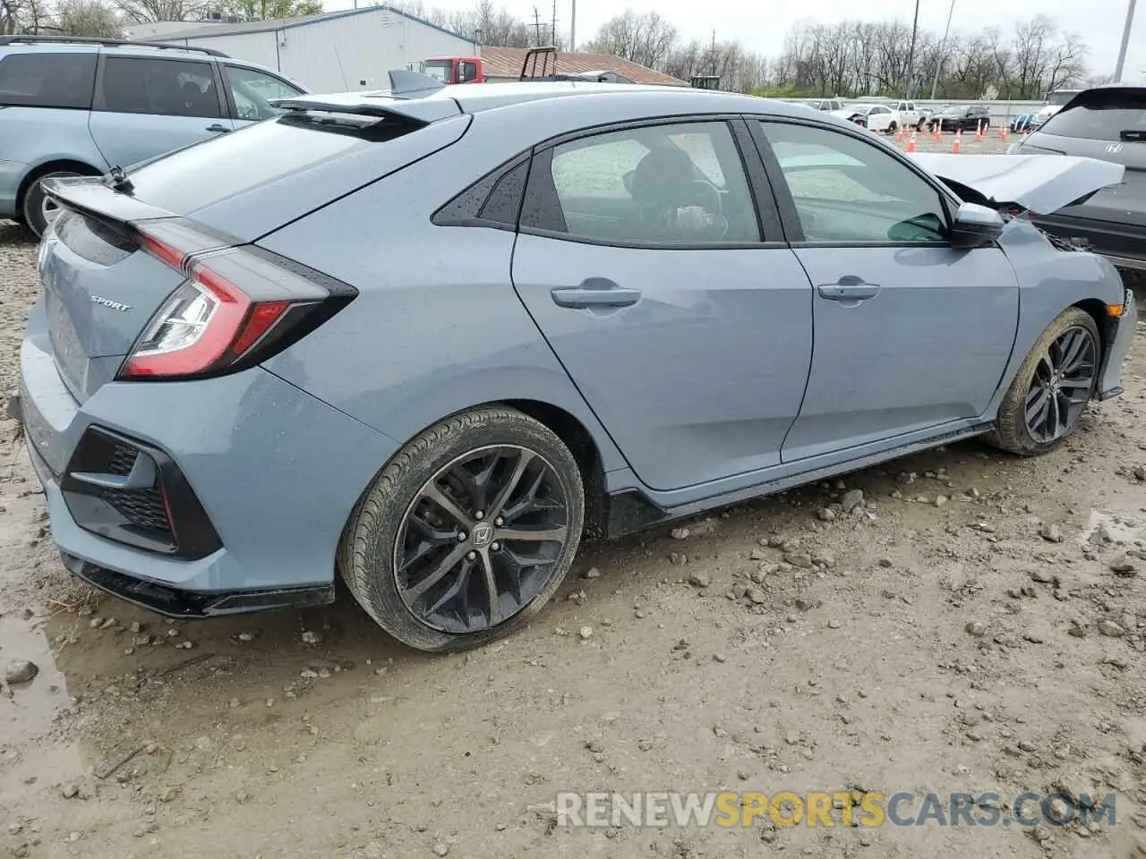 3 Photograph of a damaged car SHHFK7H40LU226581 HONDA CIVIC 2020