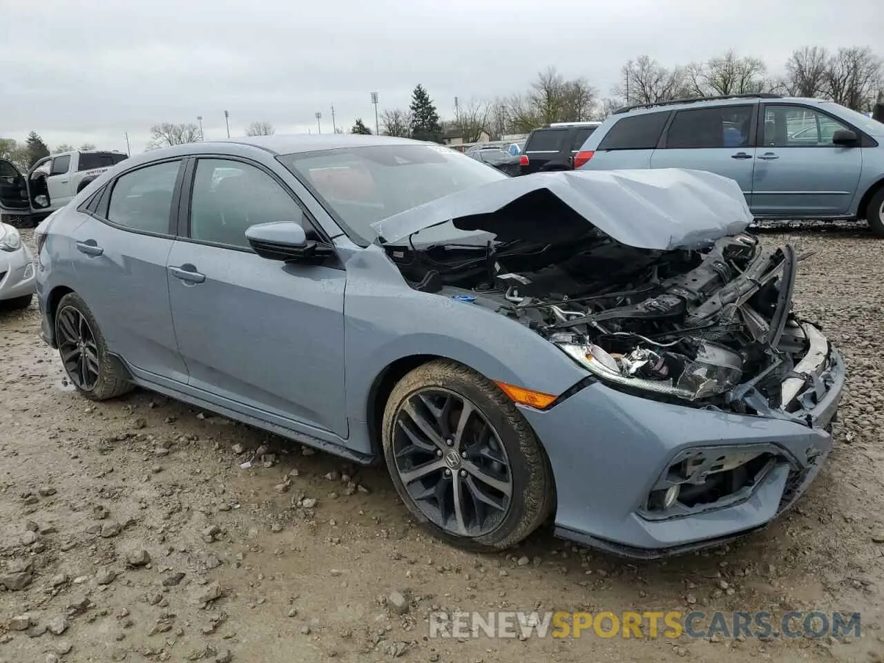 4 Photograph of a damaged car SHHFK7H40LU226581 HONDA CIVIC 2020