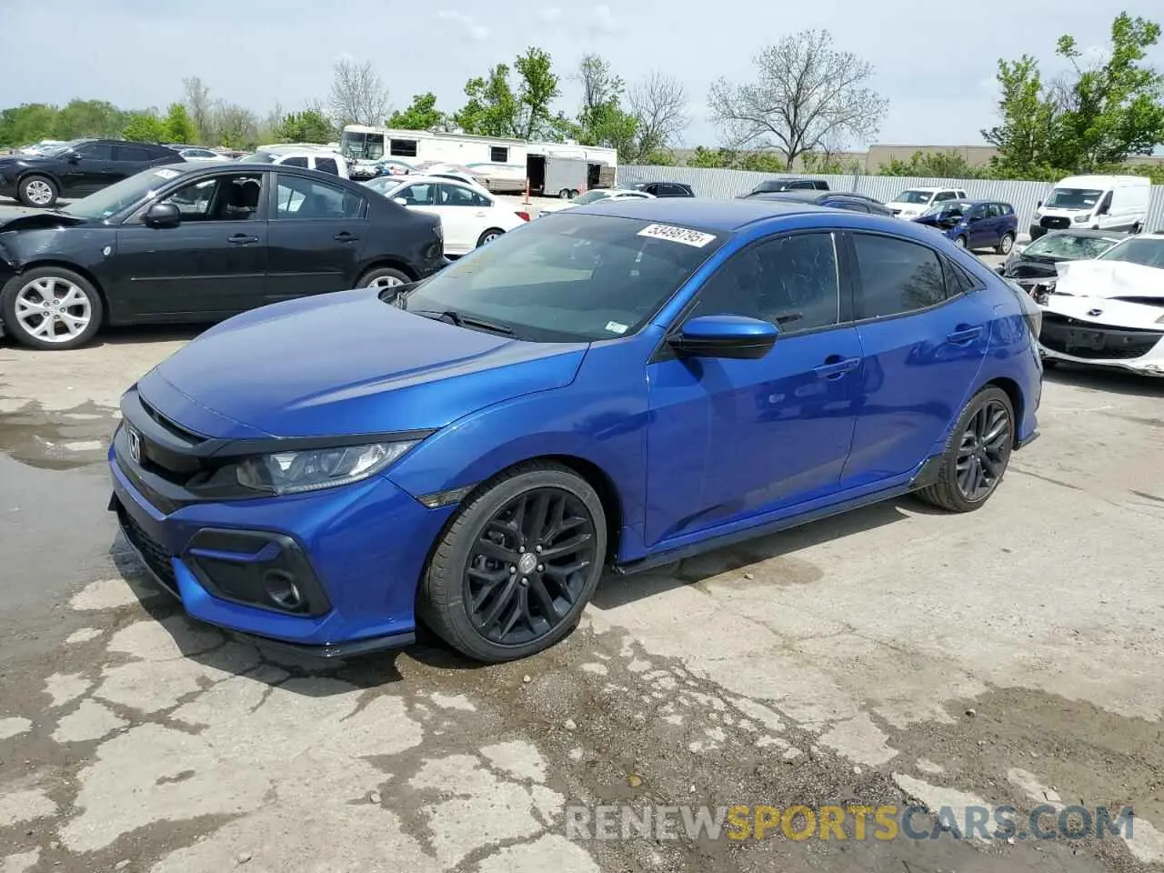 1 Photograph of a damaged car SHHFK7H41LU203570 HONDA CIVIC 2020