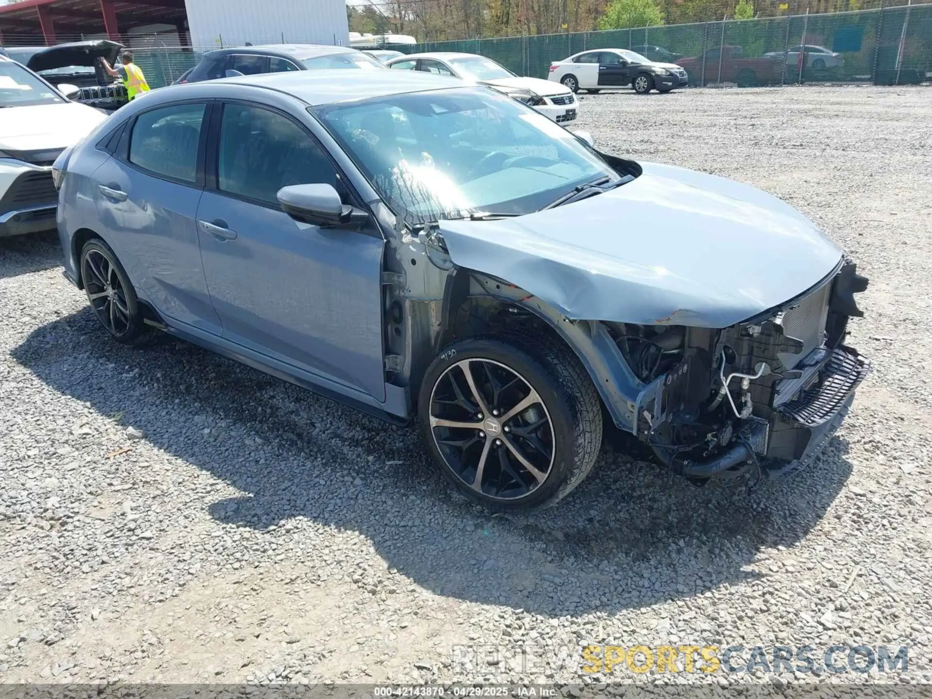 1 Photograph of a damaged car SHHFK7H41LU206081 HONDA CIVIC 2020