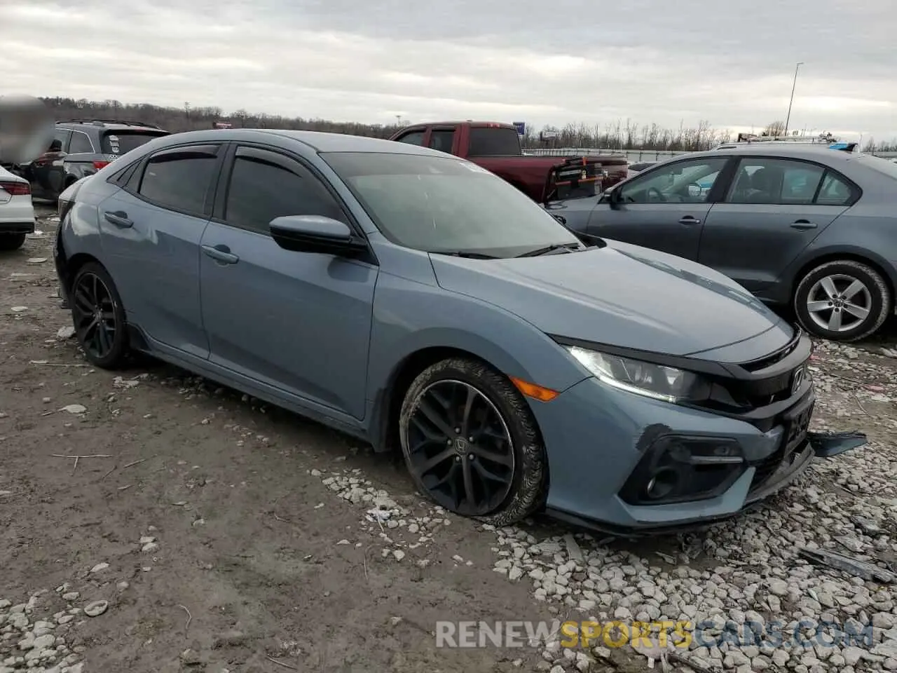 4 Photograph of a damaged car SHHFK7H41LU212172 HONDA CIVIC 2020