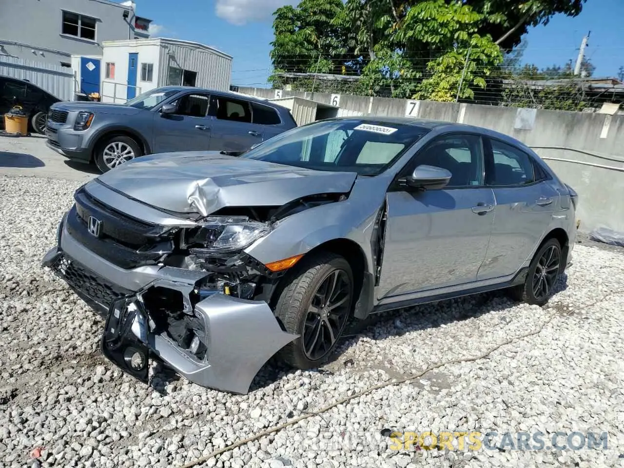 1 Photograph of a damaged car SHHFK7H41LU401856 HONDA CIVIC 2020