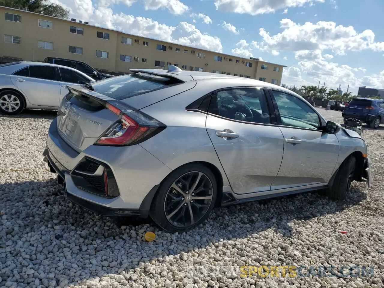 3 Photograph of a damaged car SHHFK7H41LU401856 HONDA CIVIC 2020