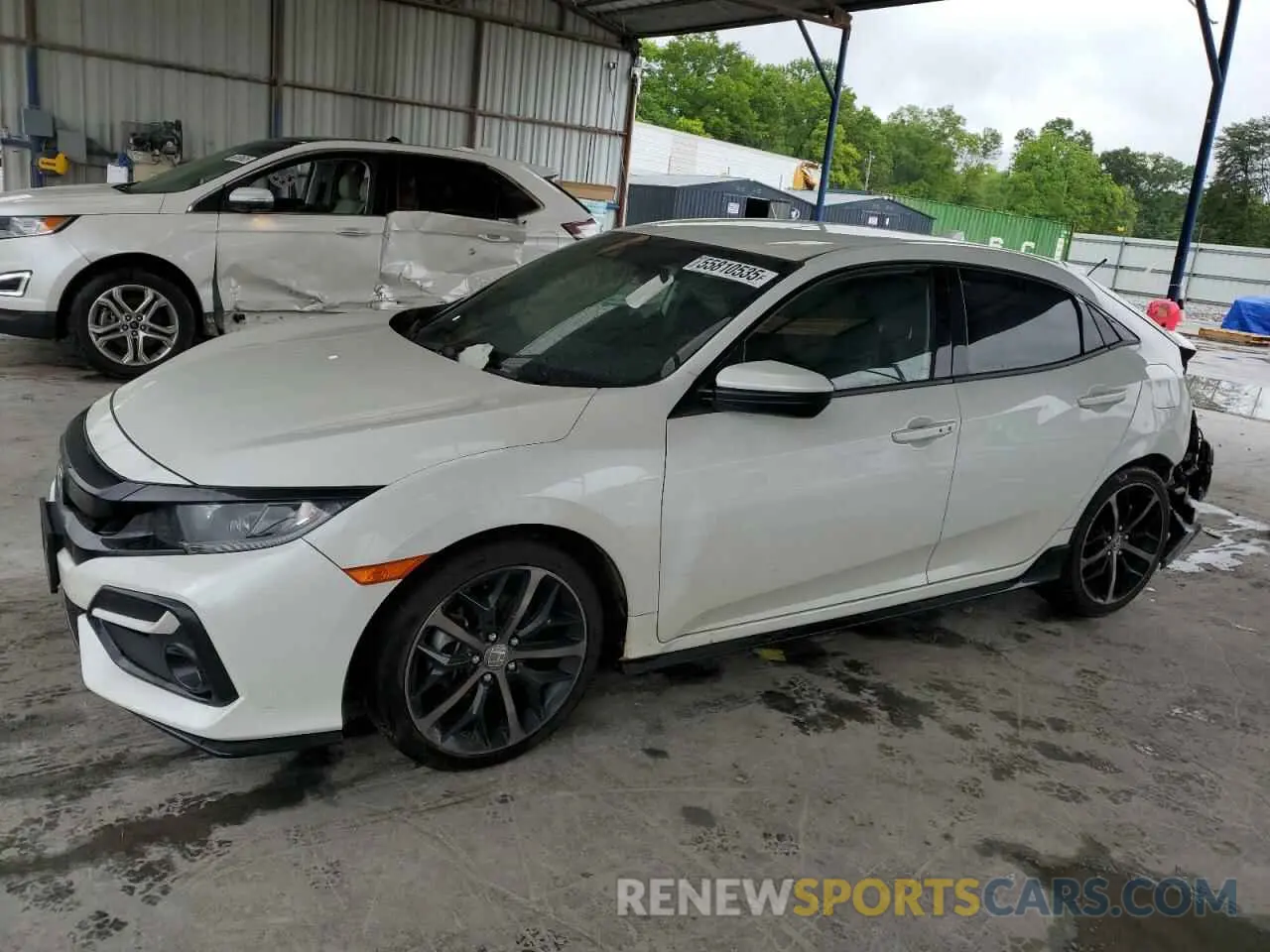 1 Photograph of a damaged car SHHFK7H42LU216795 HONDA CIVIC 2020