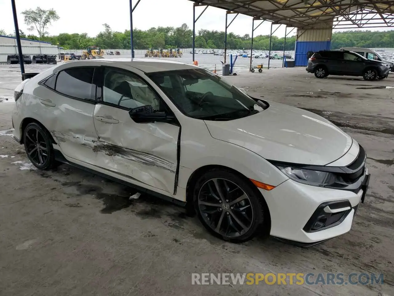 4 Photograph of a damaged car SHHFK7H42LU216795 HONDA CIVIC 2020