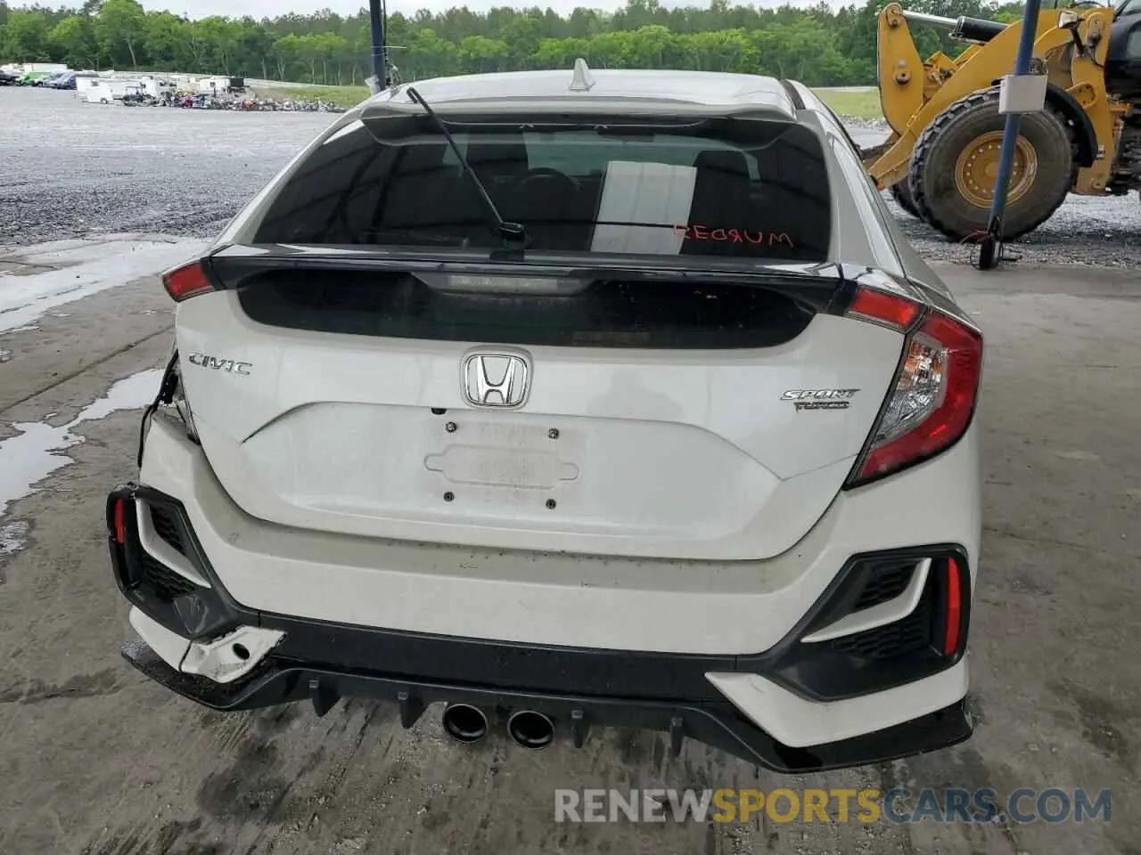 6 Photograph of a damaged car SHHFK7H42LU216795 HONDA CIVIC 2020