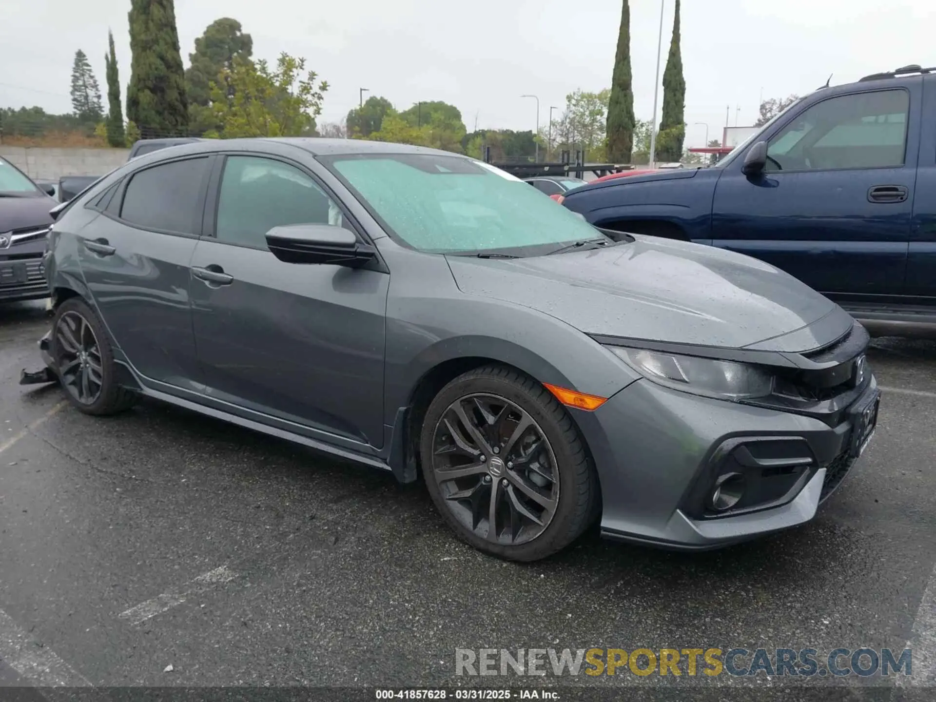 1 Photograph of a damaged car SHHFK7H42LU400151 HONDA CIVIC 2020