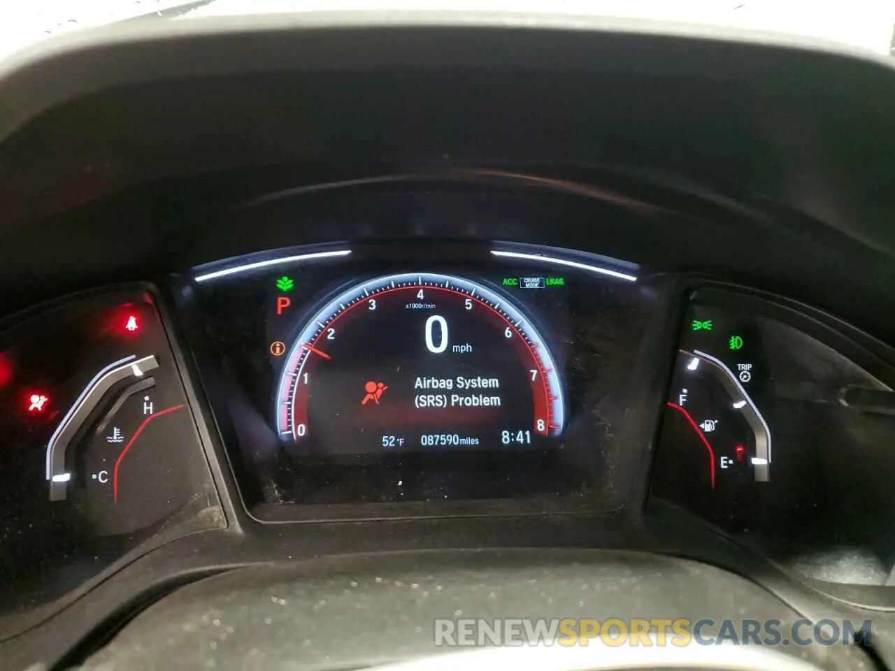 9 Photograph of a damaged car SHHFK7H42LU422506 HONDA CIVIC 2020