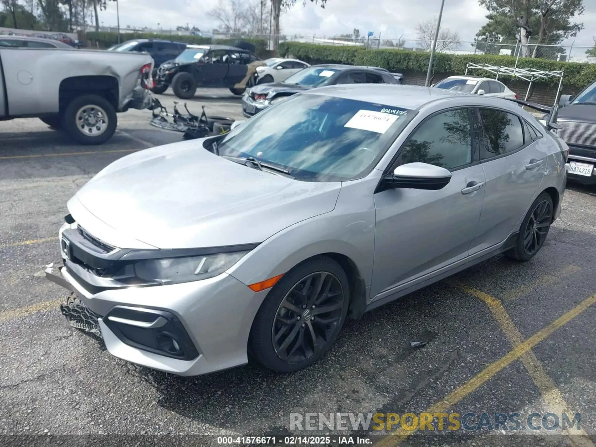 2 Photograph of a damaged car SHHFK7H42LU423297 HONDA CIVIC 2020