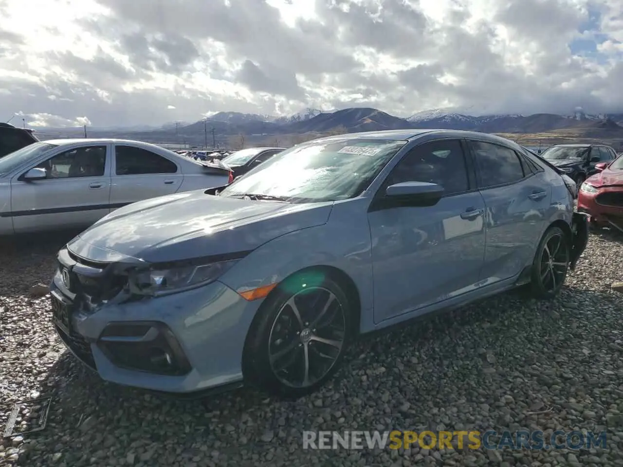 1 Photograph of a damaged car SHHFK7H43LU220645 HONDA CIVIC 2020