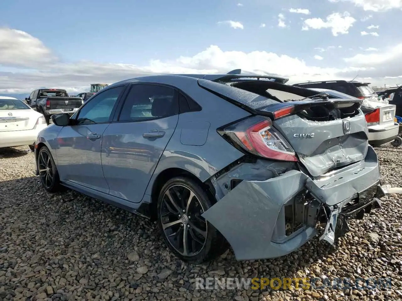 2 Photograph of a damaged car SHHFK7H43LU220645 HONDA CIVIC 2020