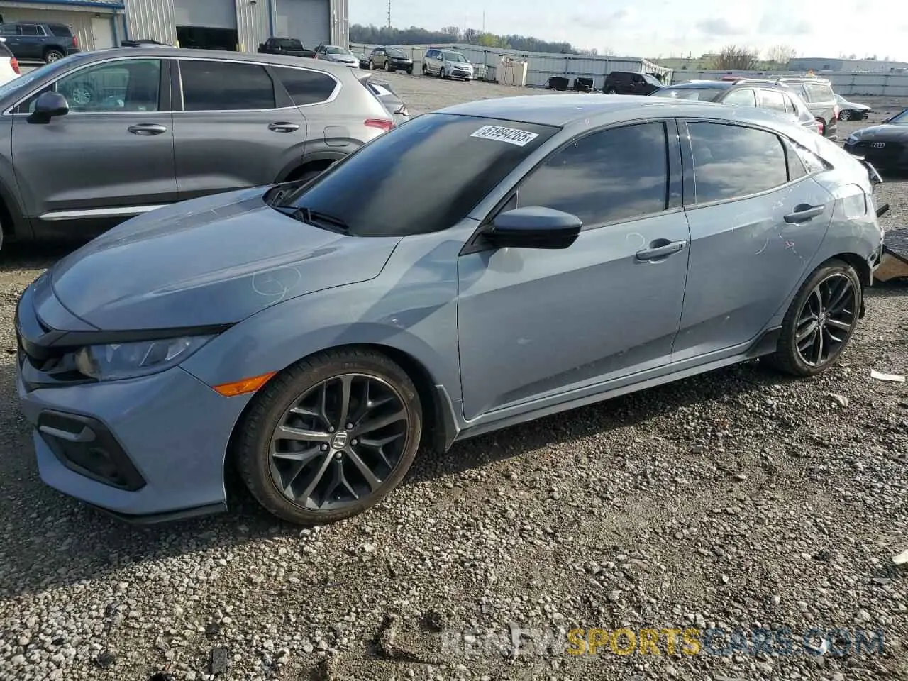 1 Photograph of a damaged car SHHFK7H44LU201392 HONDA CIVIC 2020
