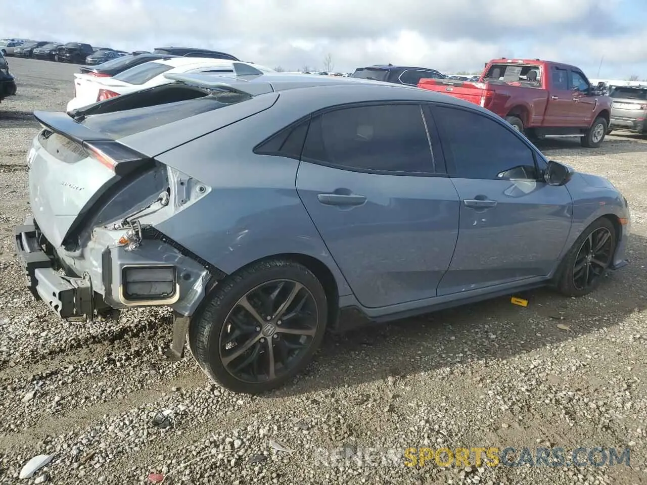 3 Photograph of a damaged car SHHFK7H44LU201392 HONDA CIVIC 2020