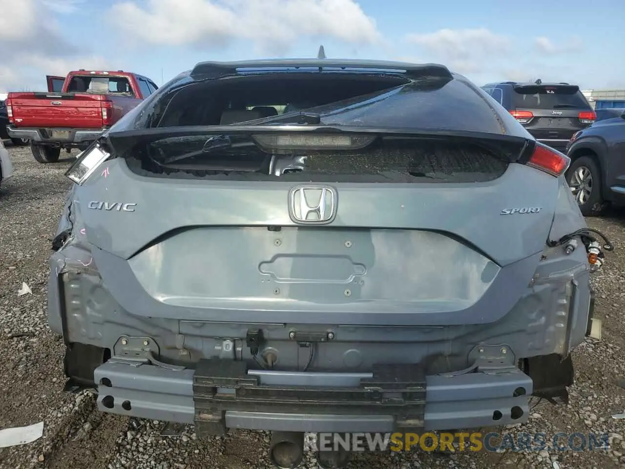 6 Photograph of a damaged car SHHFK7H44LU201392 HONDA CIVIC 2020