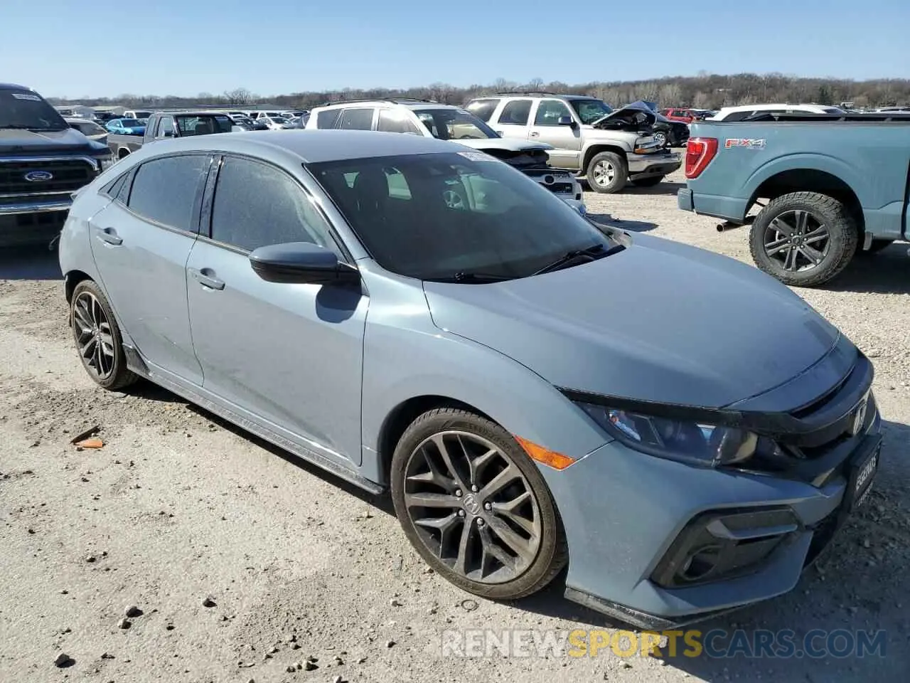 4 Photograph of a damaged car SHHFK7H44LU217530 HONDA CIVIC 2020
