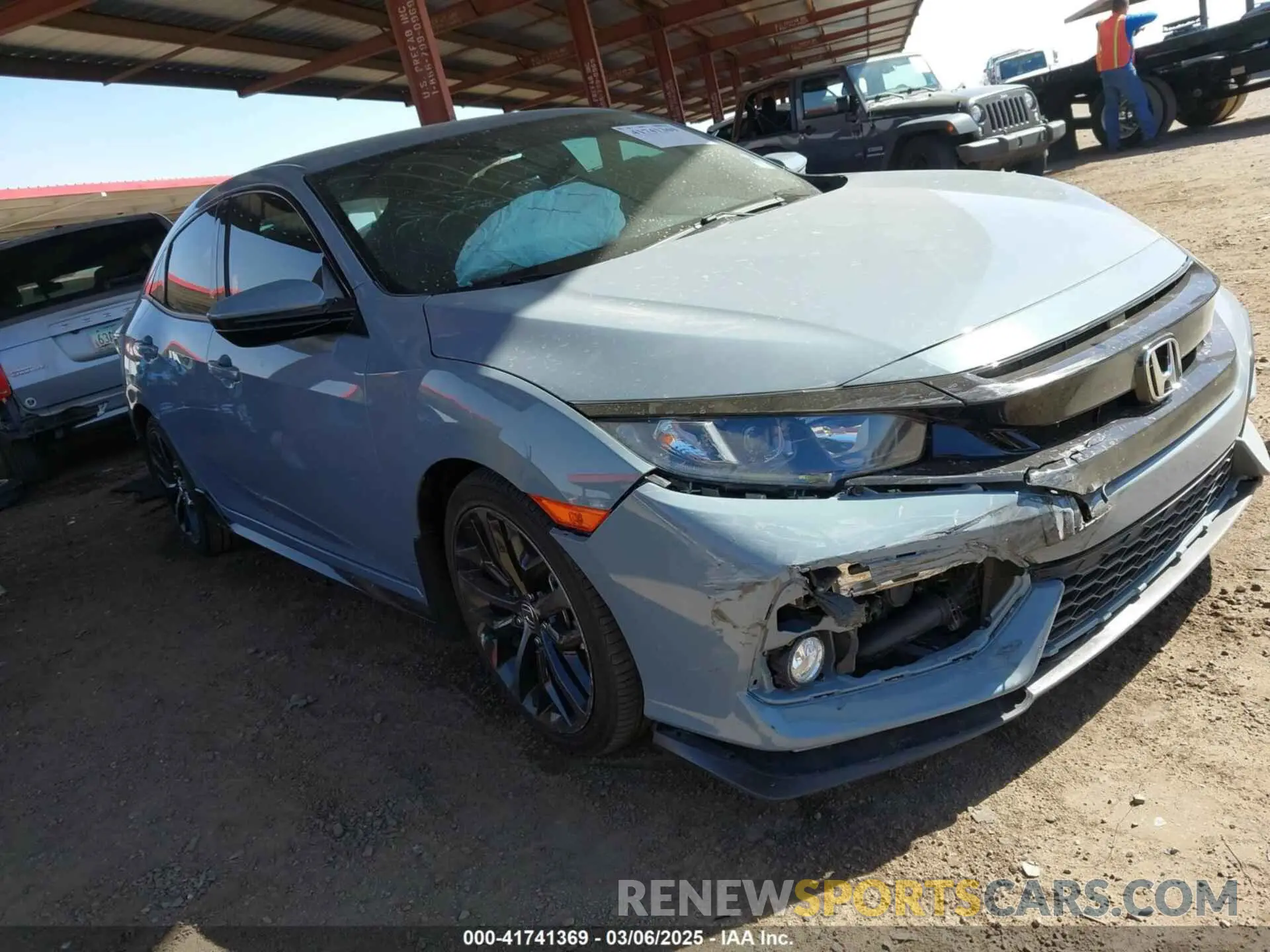 1 Photograph of a damaged car SHHFK7H44LU220198 HONDA CIVIC 2020