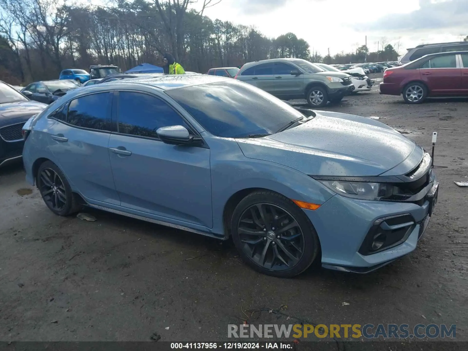 1 Photograph of a damaged car SHHFK7H44LU411121 HONDA CIVIC 2020