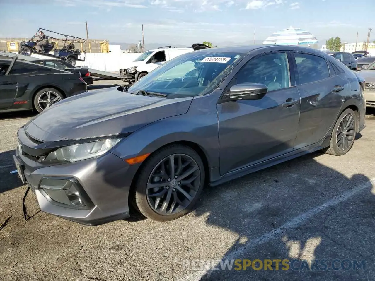 1 Photograph of a damaged car SHHFK7H44LU411734 HONDA CIVIC 2020