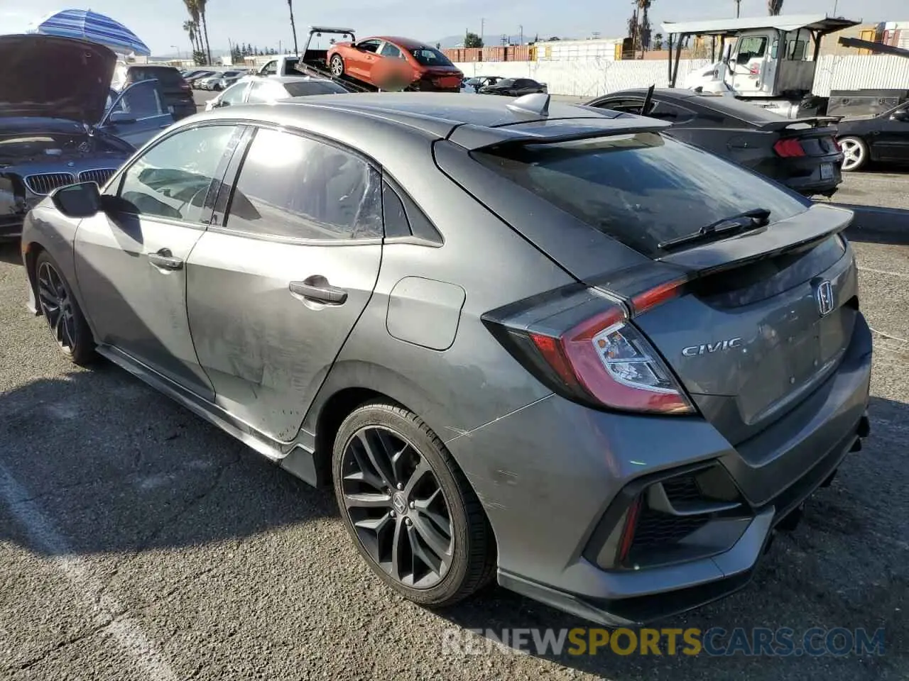 2 Photograph of a damaged car SHHFK7H44LU411734 HONDA CIVIC 2020